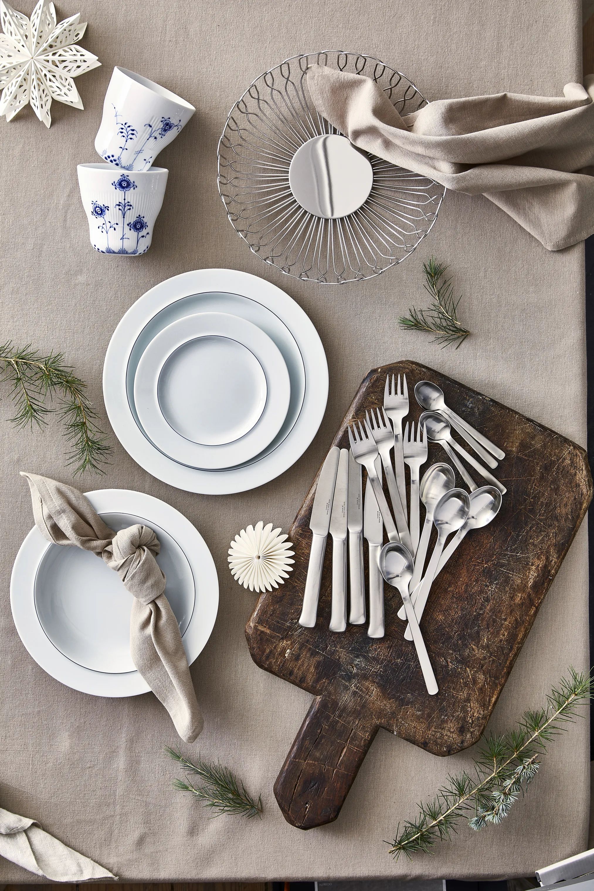Georg Jensen Brødkurve Alfredo Brødkurv i Sølvfarvet, 26 cm, 4