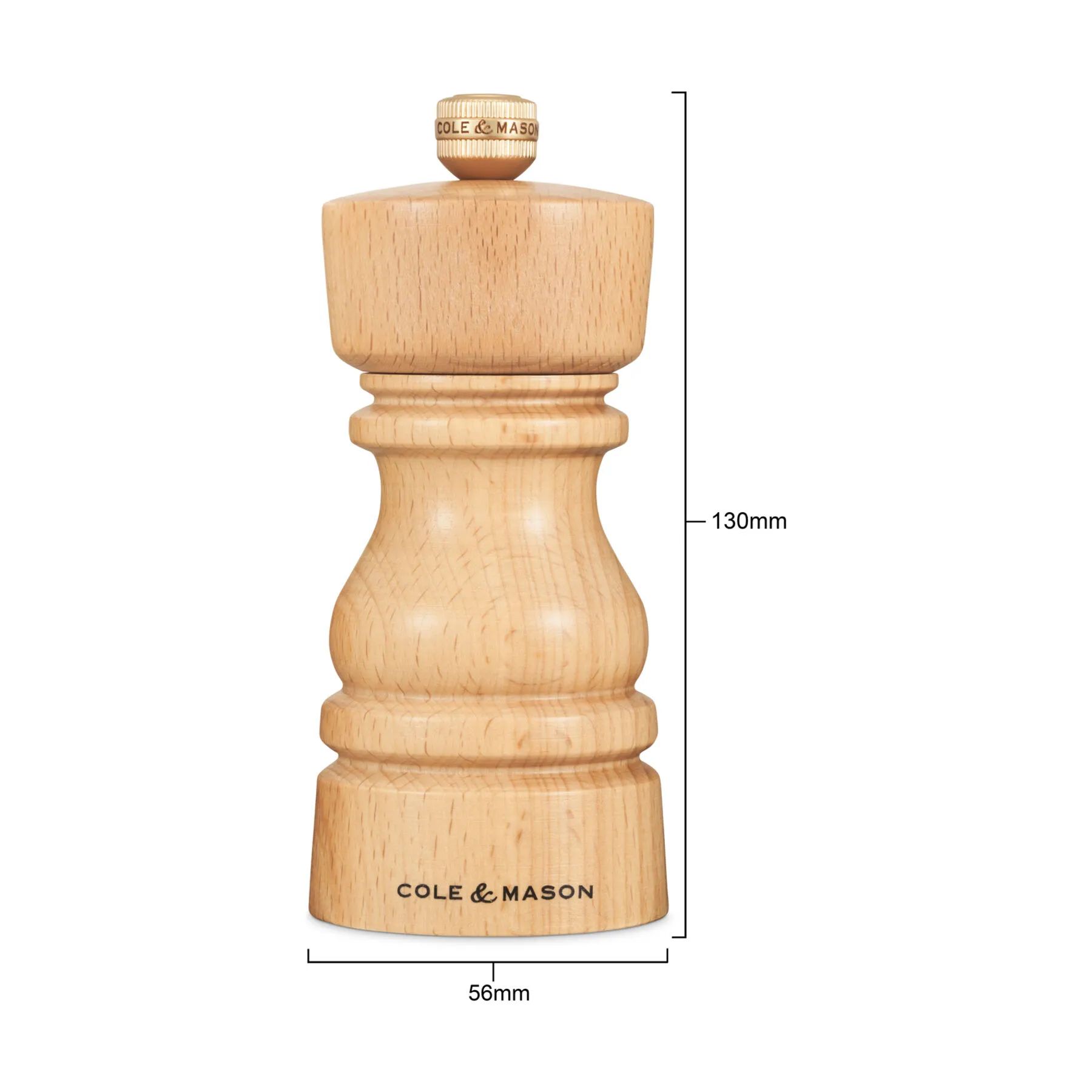 Cole&Mason Kværnsæt London Kværnsæt i Natural Beech, 13 cm, 3