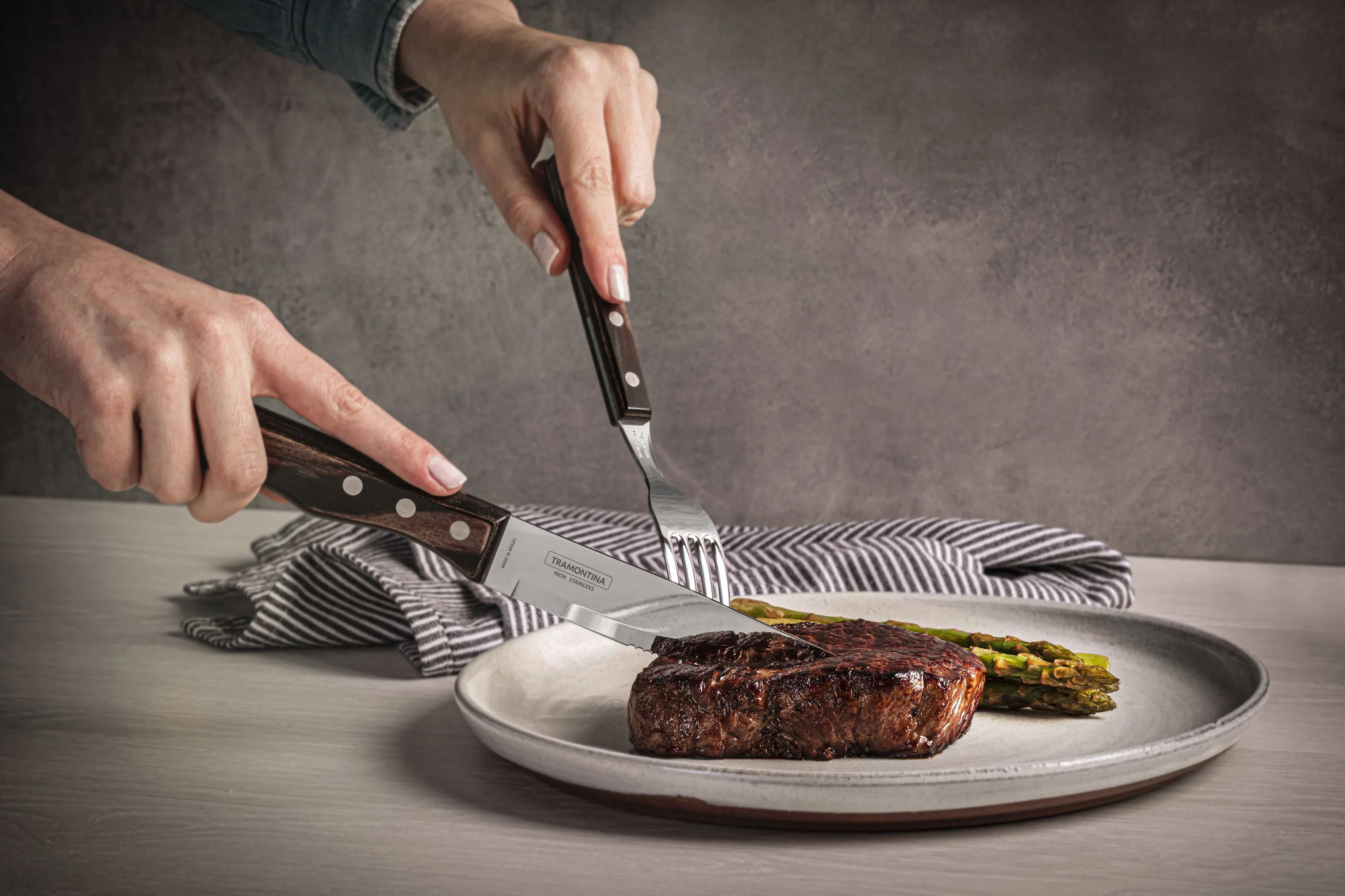 Tramontina Steakgafler Churrasco Jumbo Grillgaffel - 4 stk. i natur, 5
