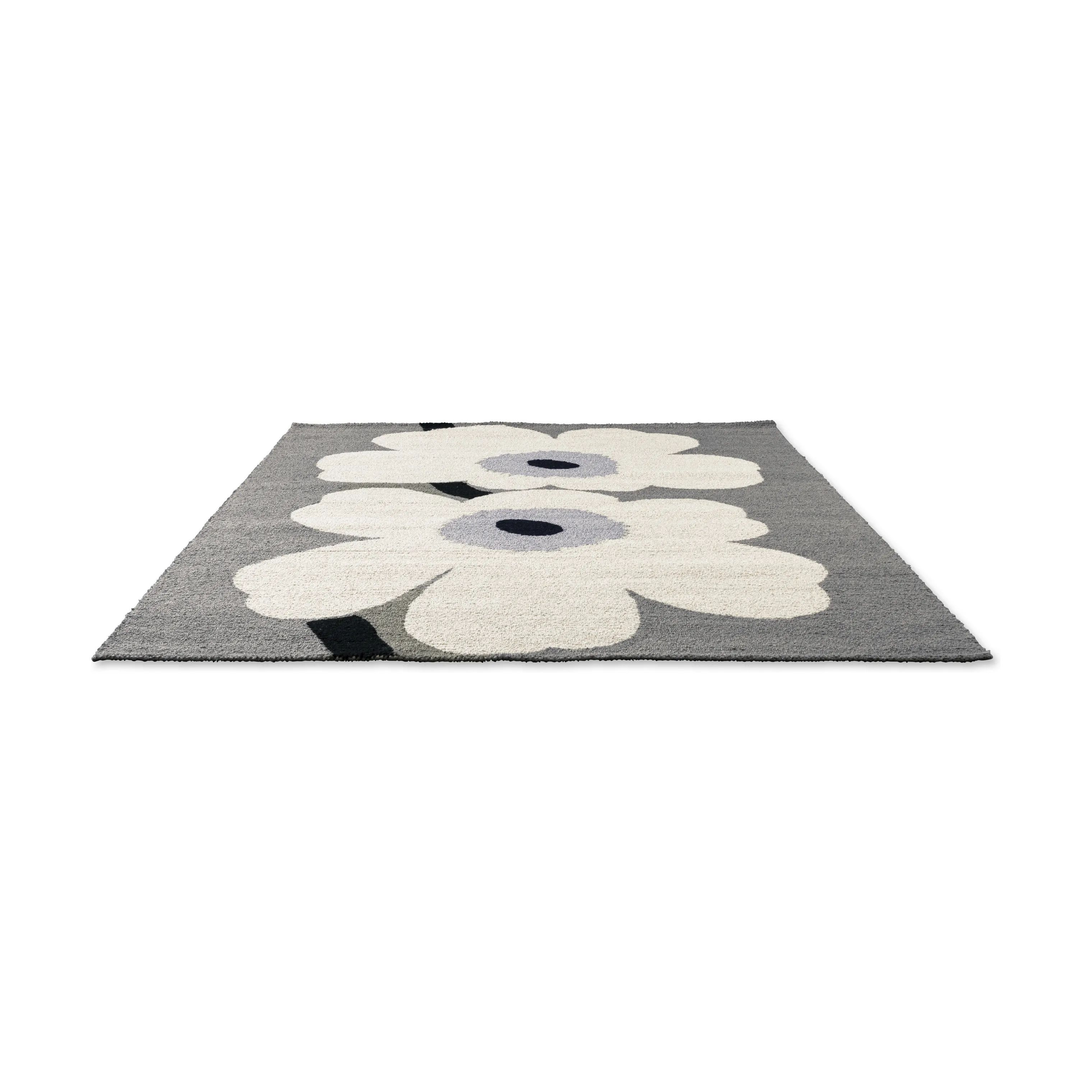 Marimekko by Brink & Campman Gulvtæpper Unikko Udendørsgulvtæppe i Grå, B140 x L200 cm, 3