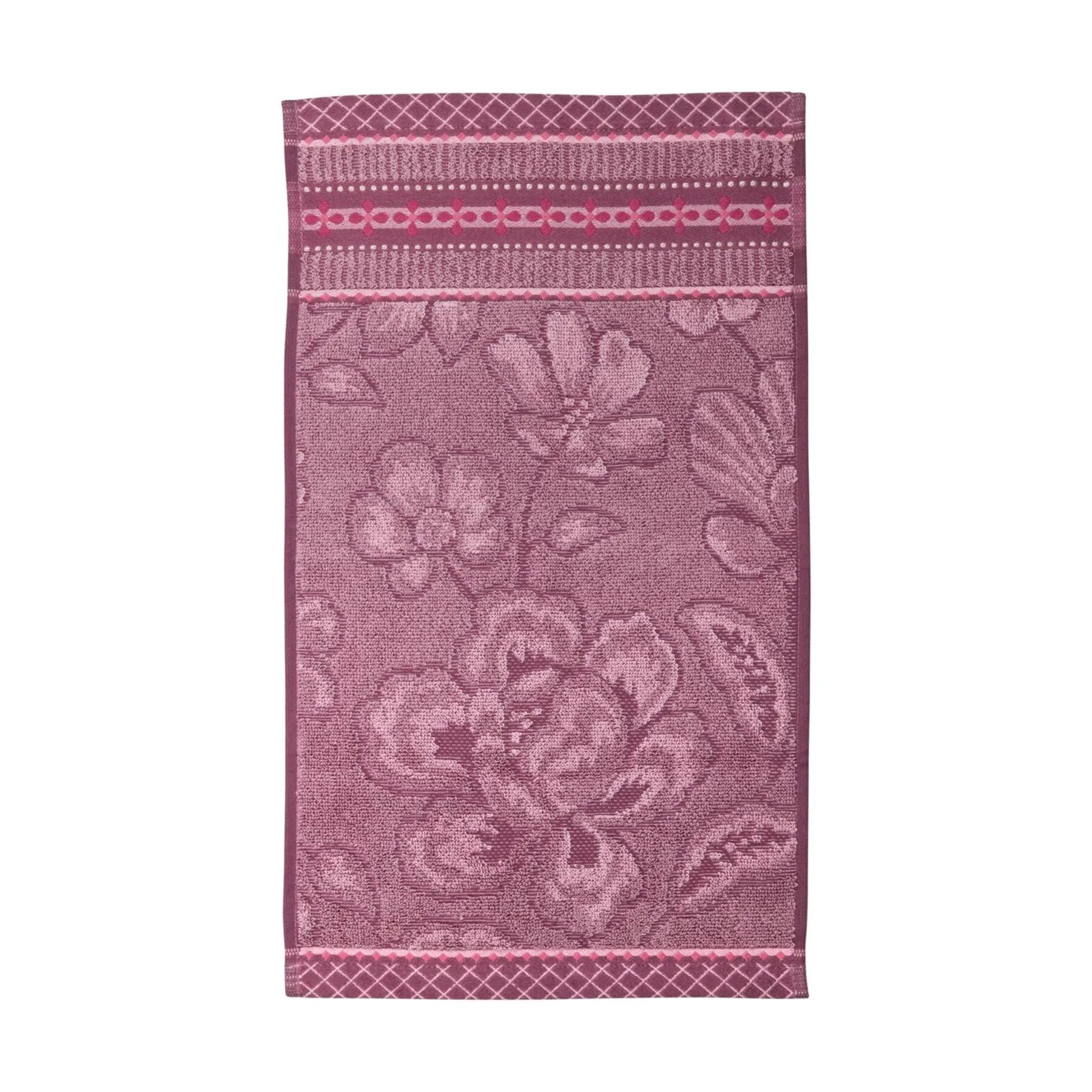 PIP Studio Håndklæder Jasmin Jacquard Håndklæde i Light Pink, B30 x L50 cm, 1