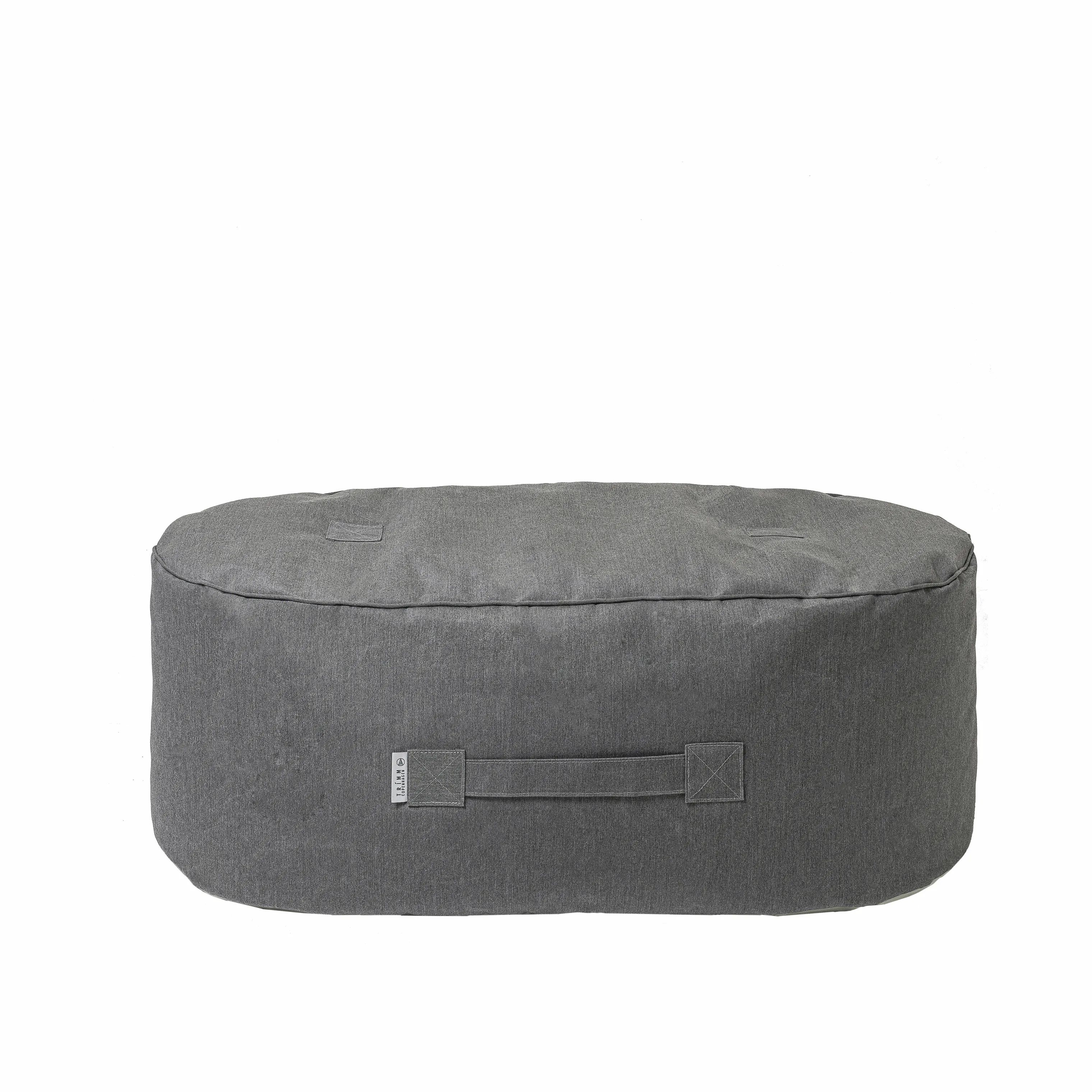 TRIMM Copenhagen Liggestole Oblong Puf i Grey, 2