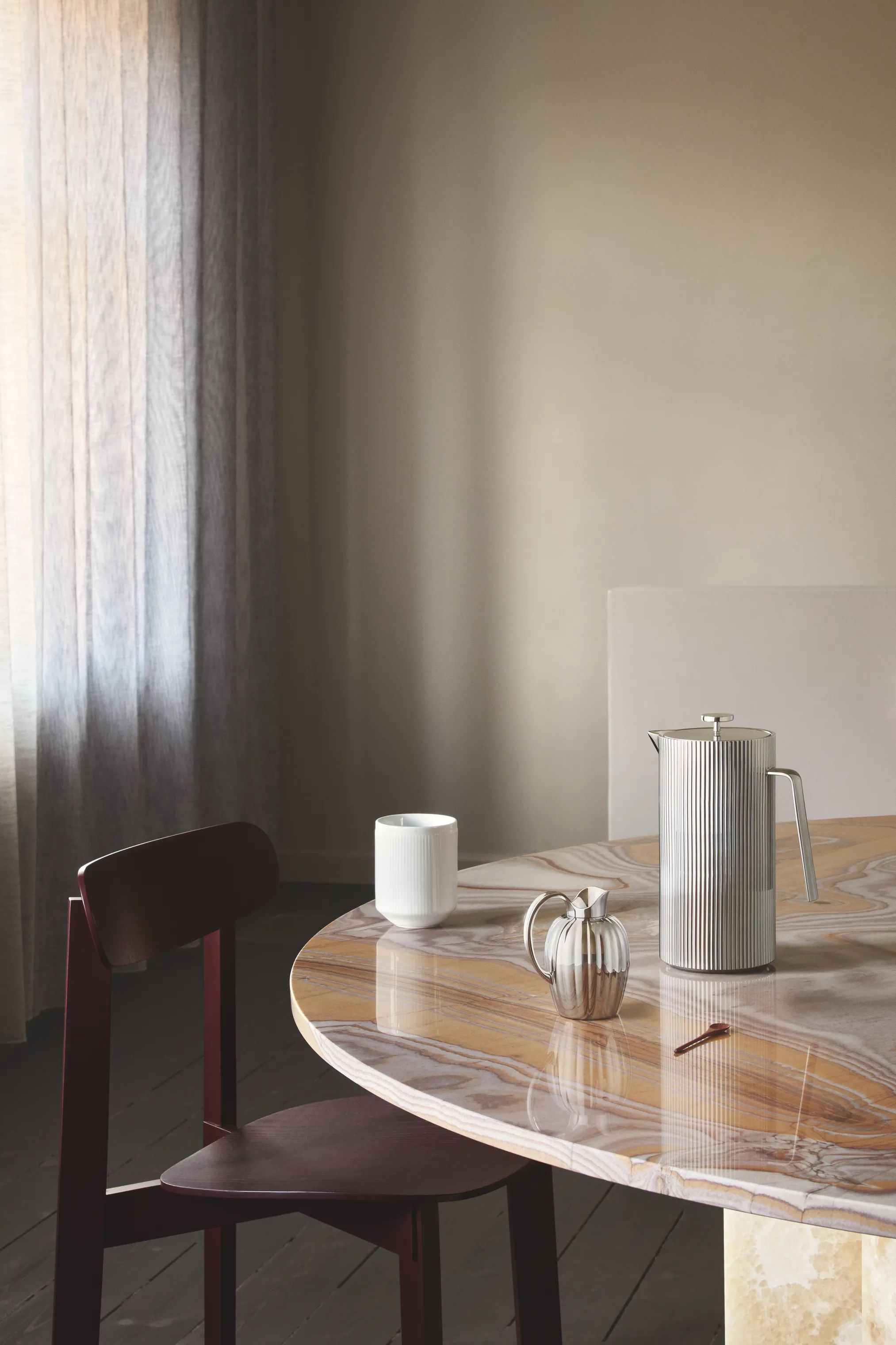 Georg Jensen Stempelkander Bernadotte Stempelkande i Stål, 1 L, 2