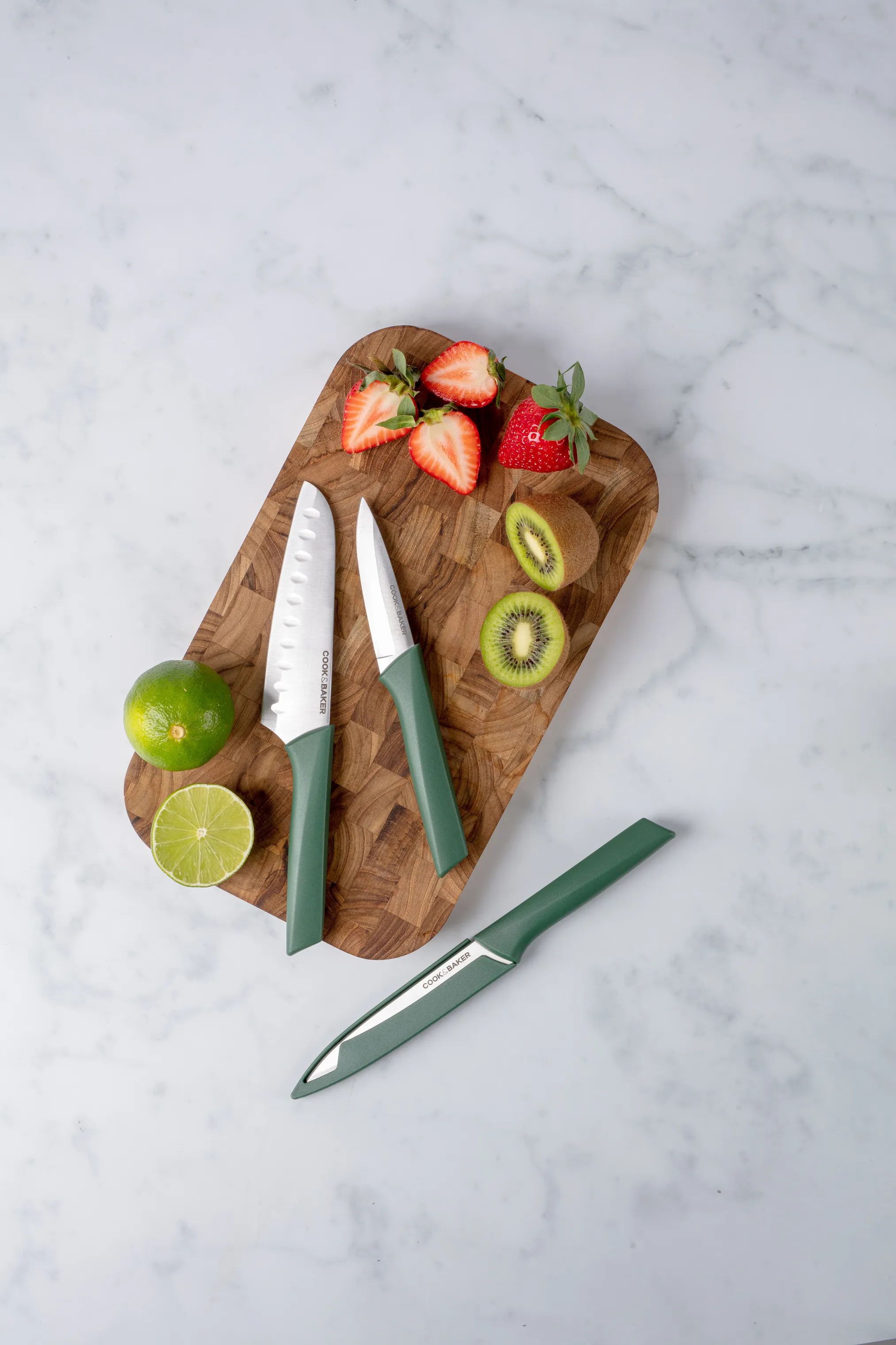 Cook & Baker Knivsæt Knivsæt i grøn, 2