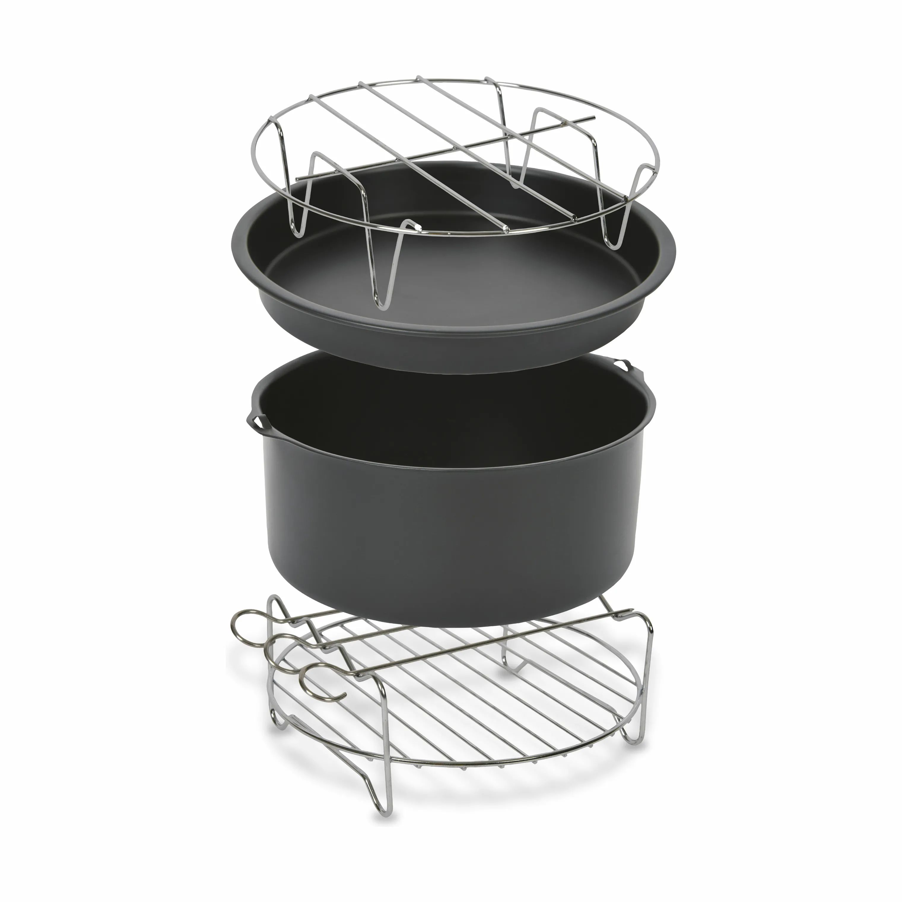 Tefal Airfryers Tilbehørspakke til Easy Fry XL - 4 dele i Sølvfarvet, 1