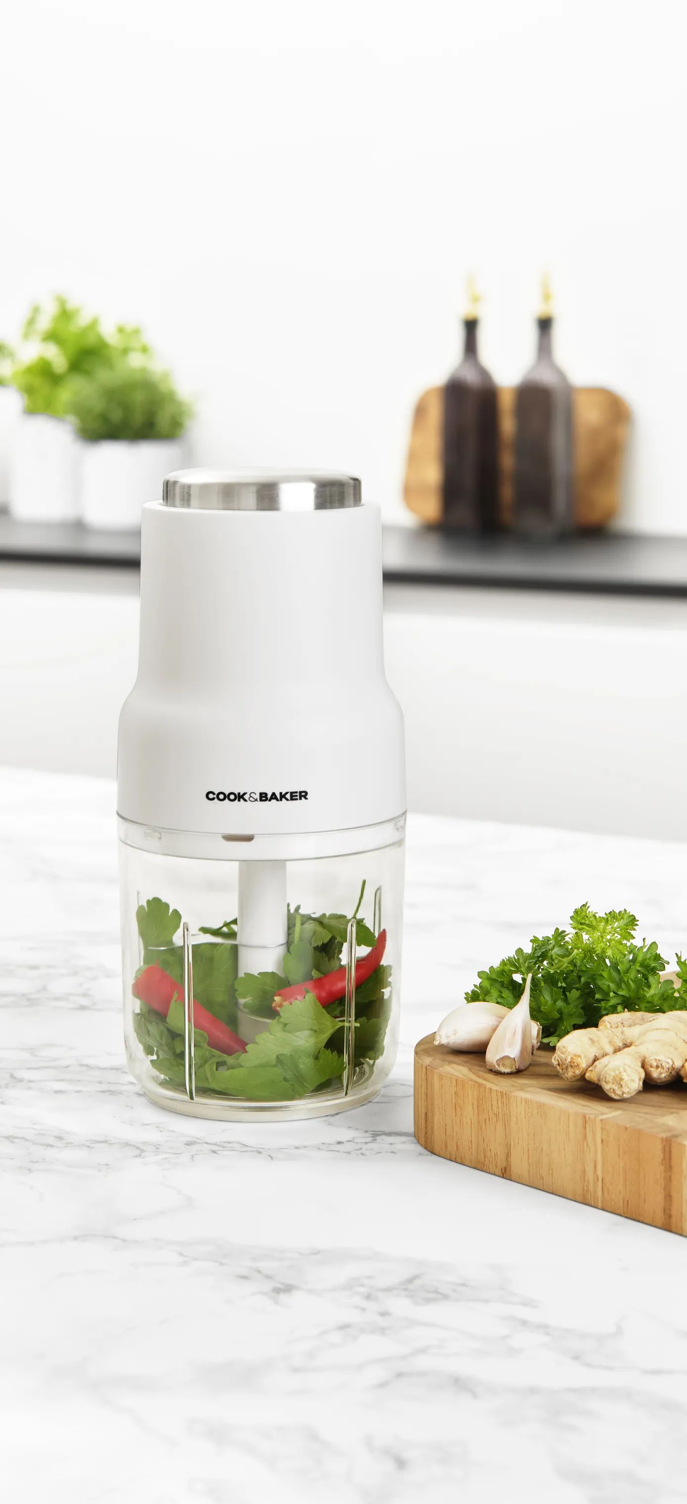 Cook & Baker Minihakkere Minihakker i hvid, 2