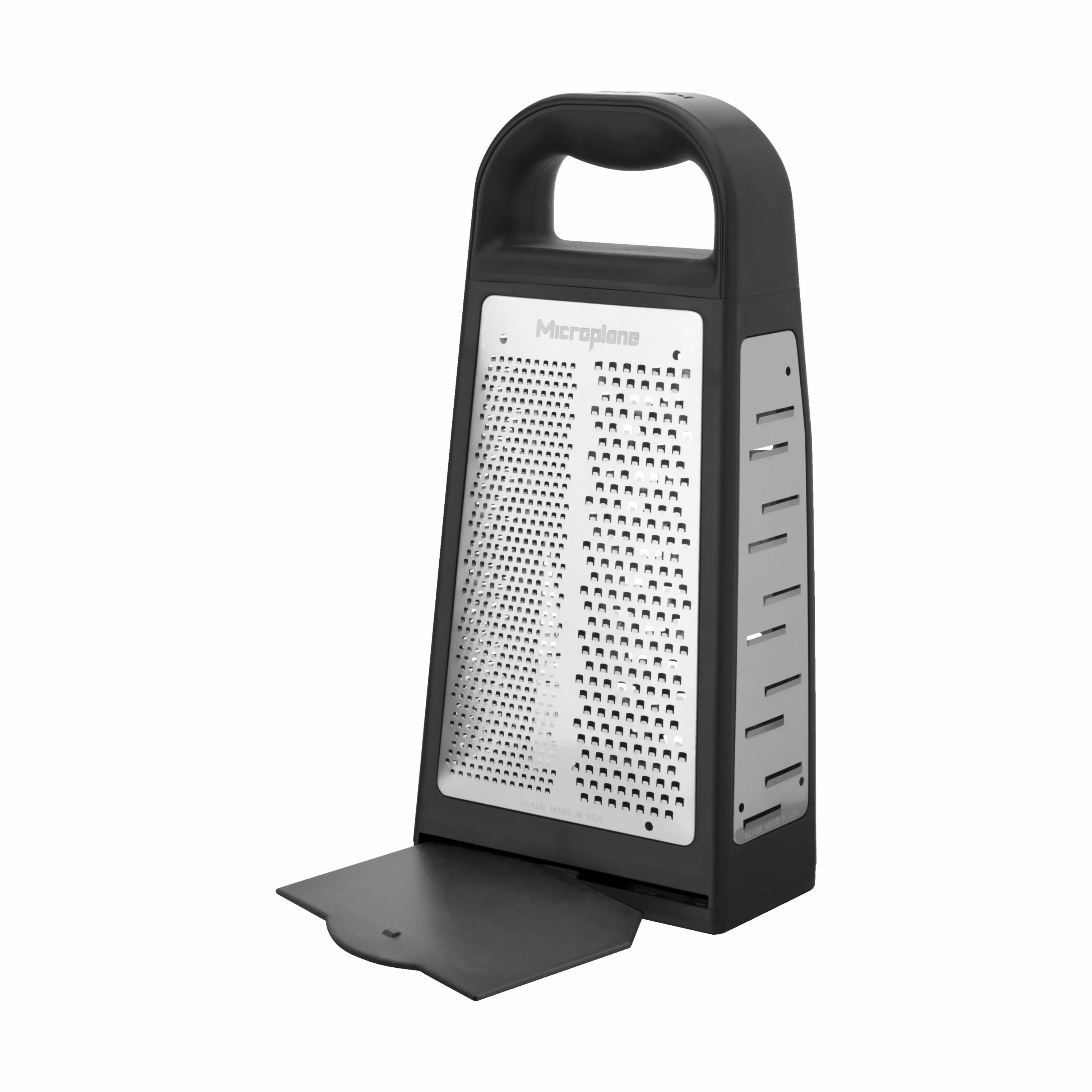 Microplane Rivejern Box Rivejern m. opsamling i Sort/Stål, 1