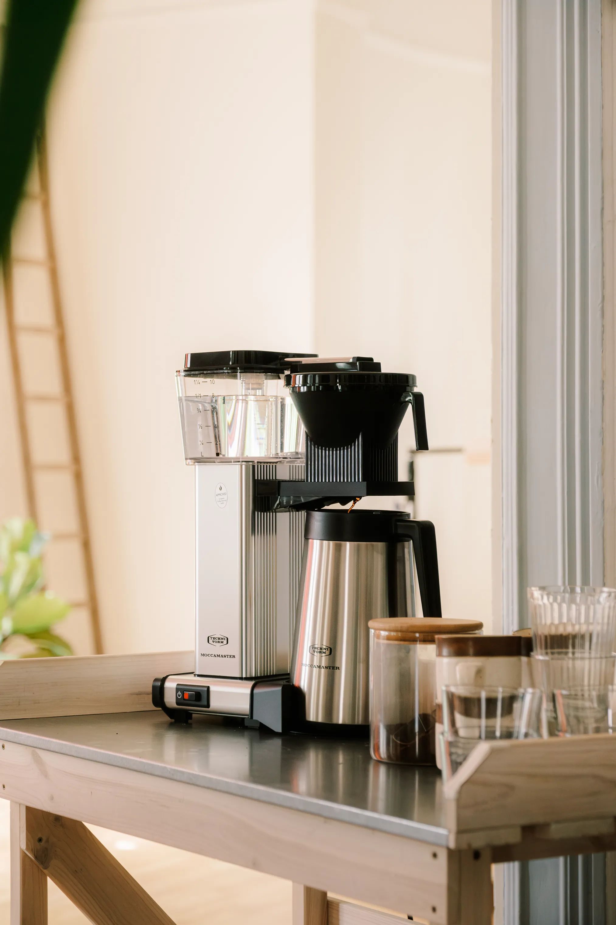 Moccamaster Kaffemaskiner Thermo Automatic i Sølvfarvet, 4