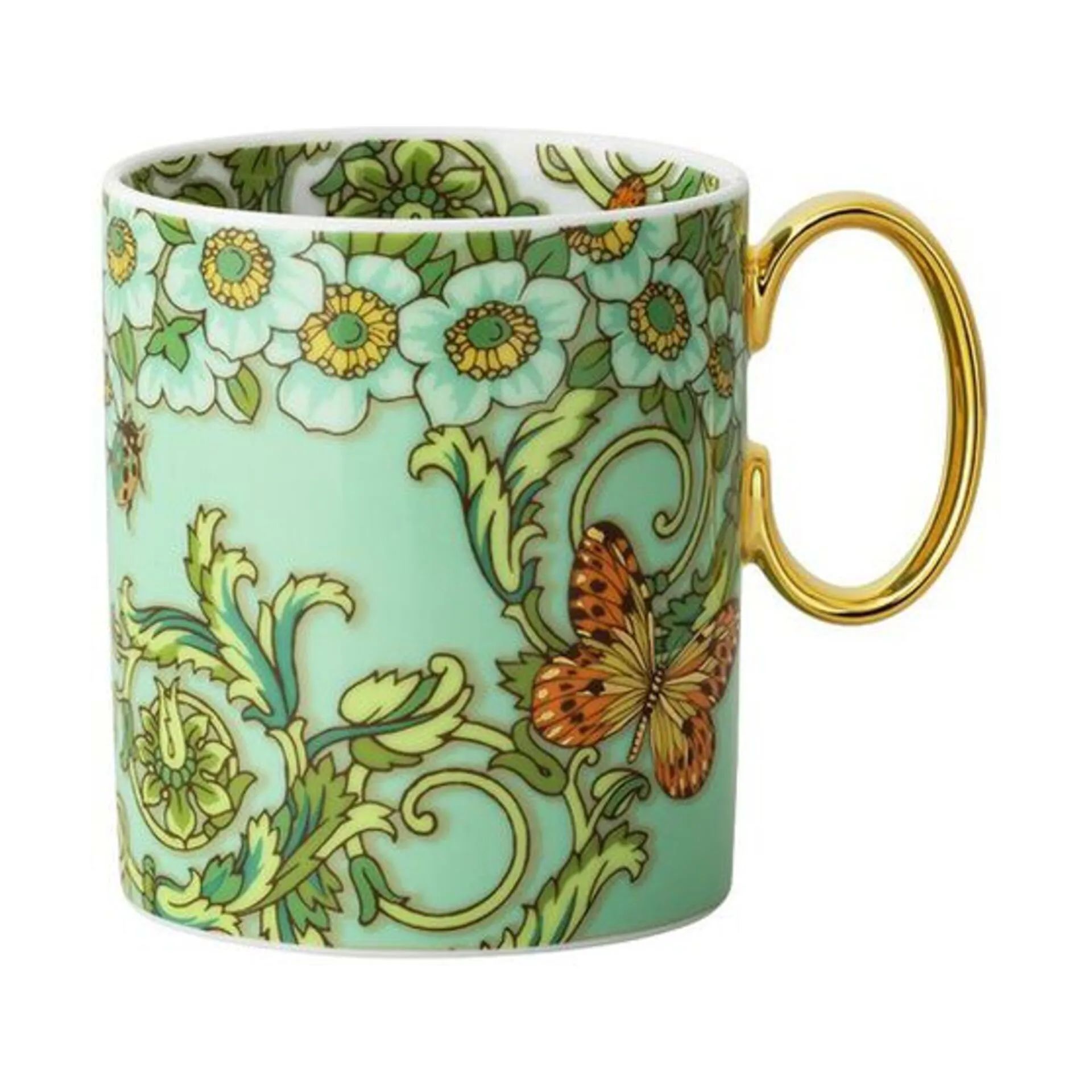 Versace Krus og kopper med hank Le Jardin Krus i Green, 4