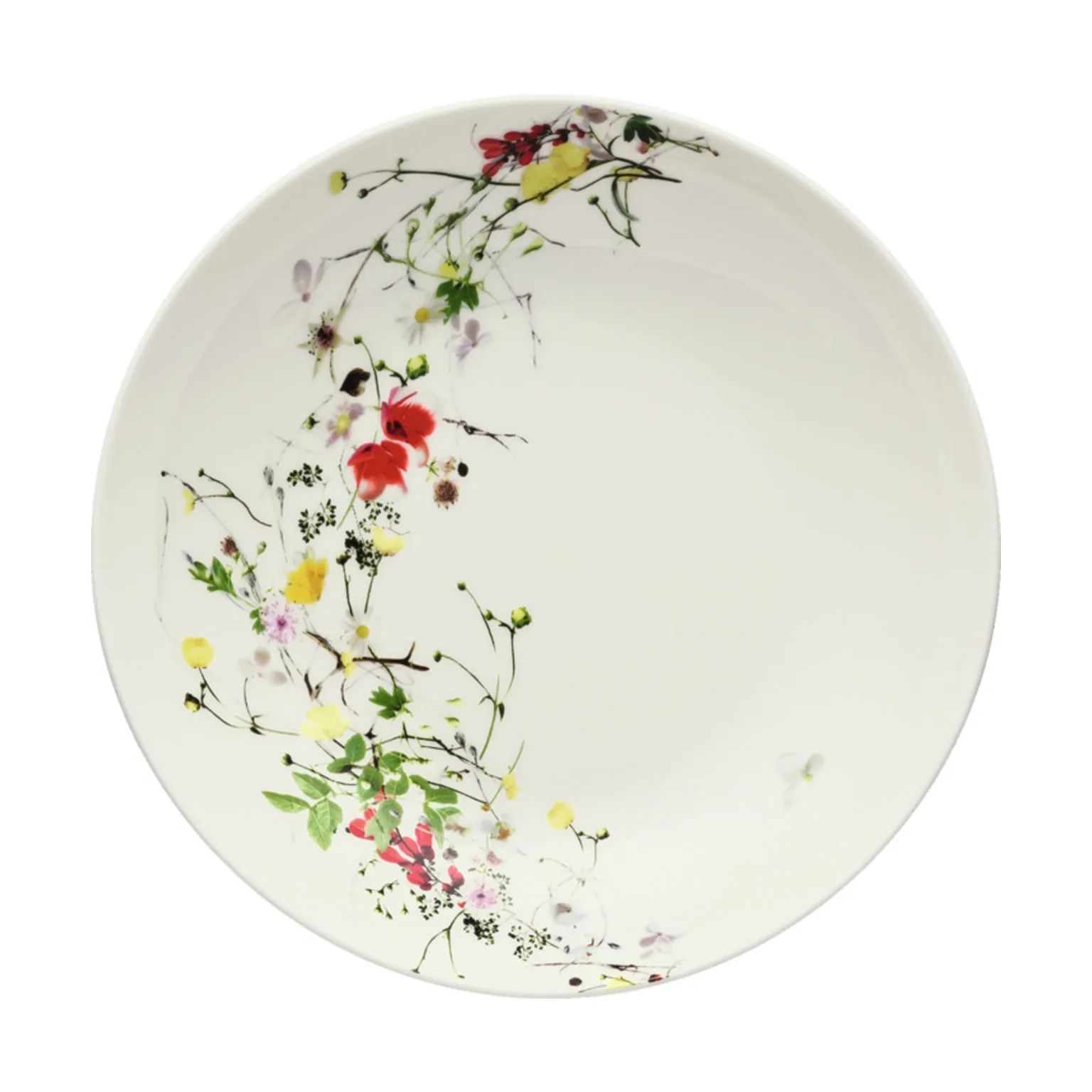 Rosenthal Dybe tallerkener Brillance Fleurs Sauvages Dyb Tallerken i Hvid / Multifarvet, 1
