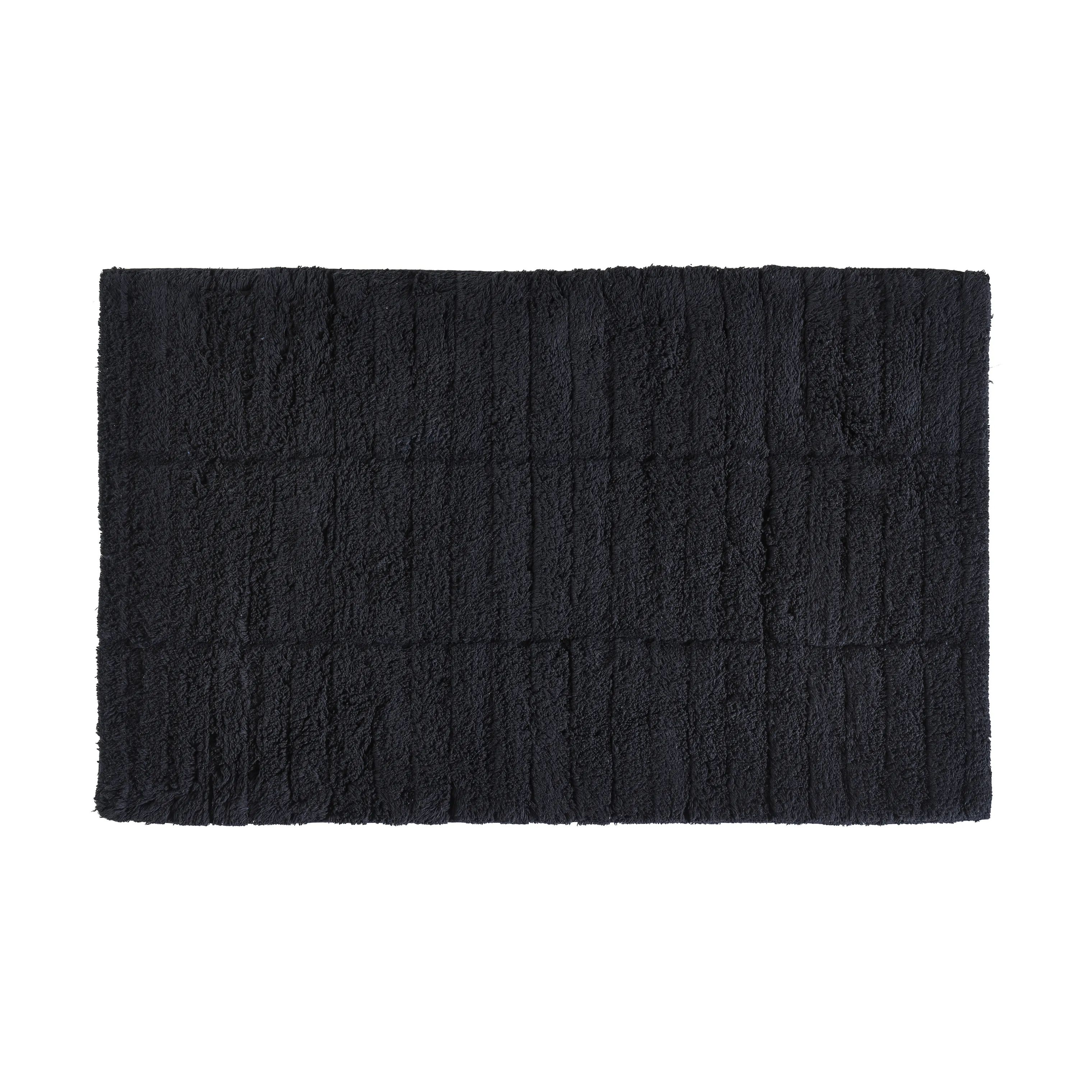 Zone Bademåtter Tiles Bademåtte i Black, 1