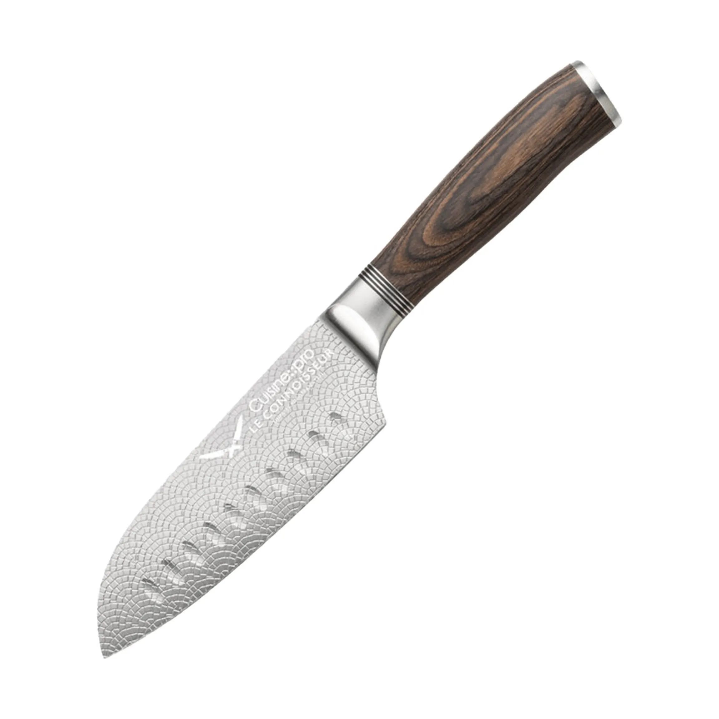 THE CUSTOM CHEF™ Santokuknive Cuisine::pro Le Connoisseur Santokukniv i Brun, 14 cm, 1