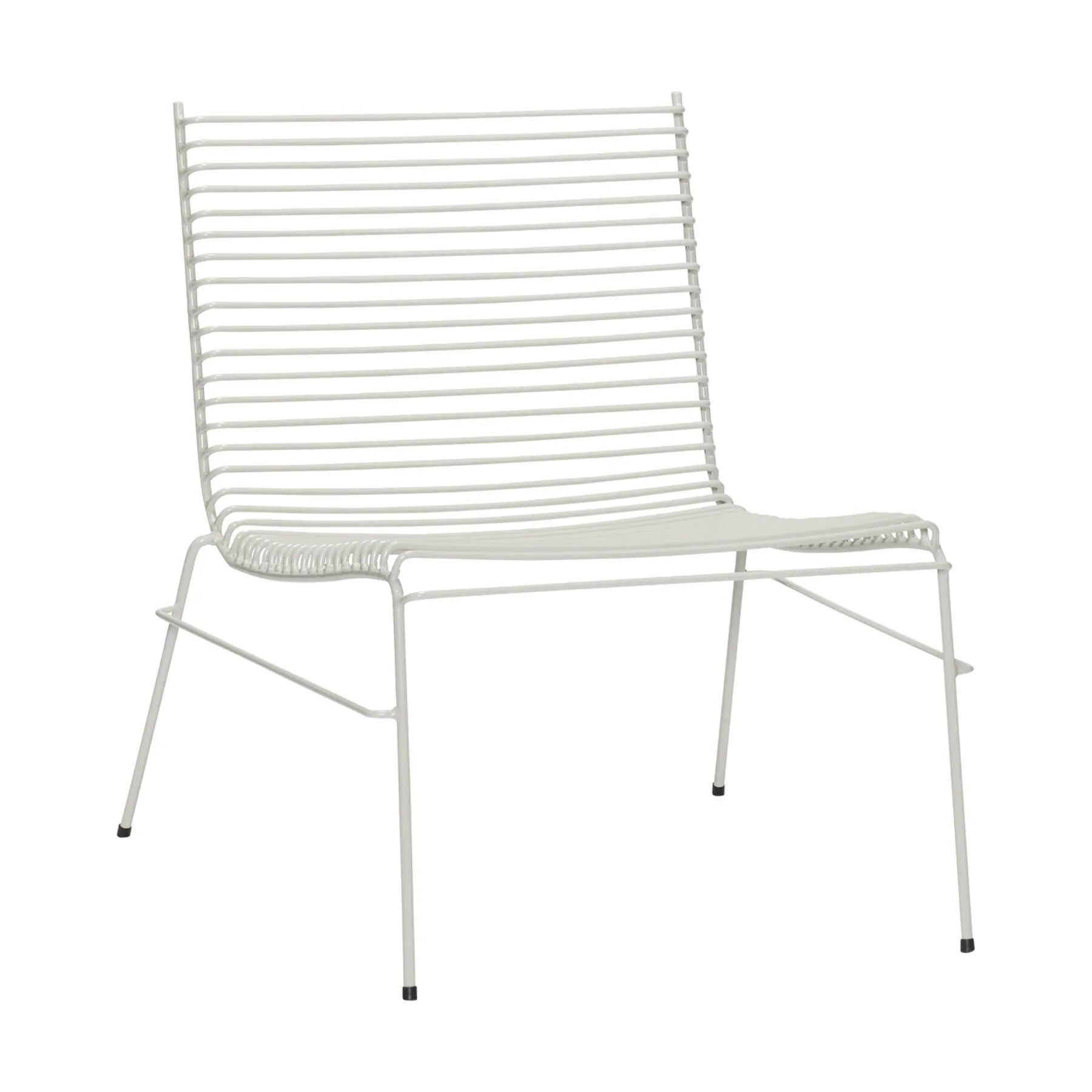 Hübsch Loungestole String Loungestol - 2 stk. i Lysegrå, 1