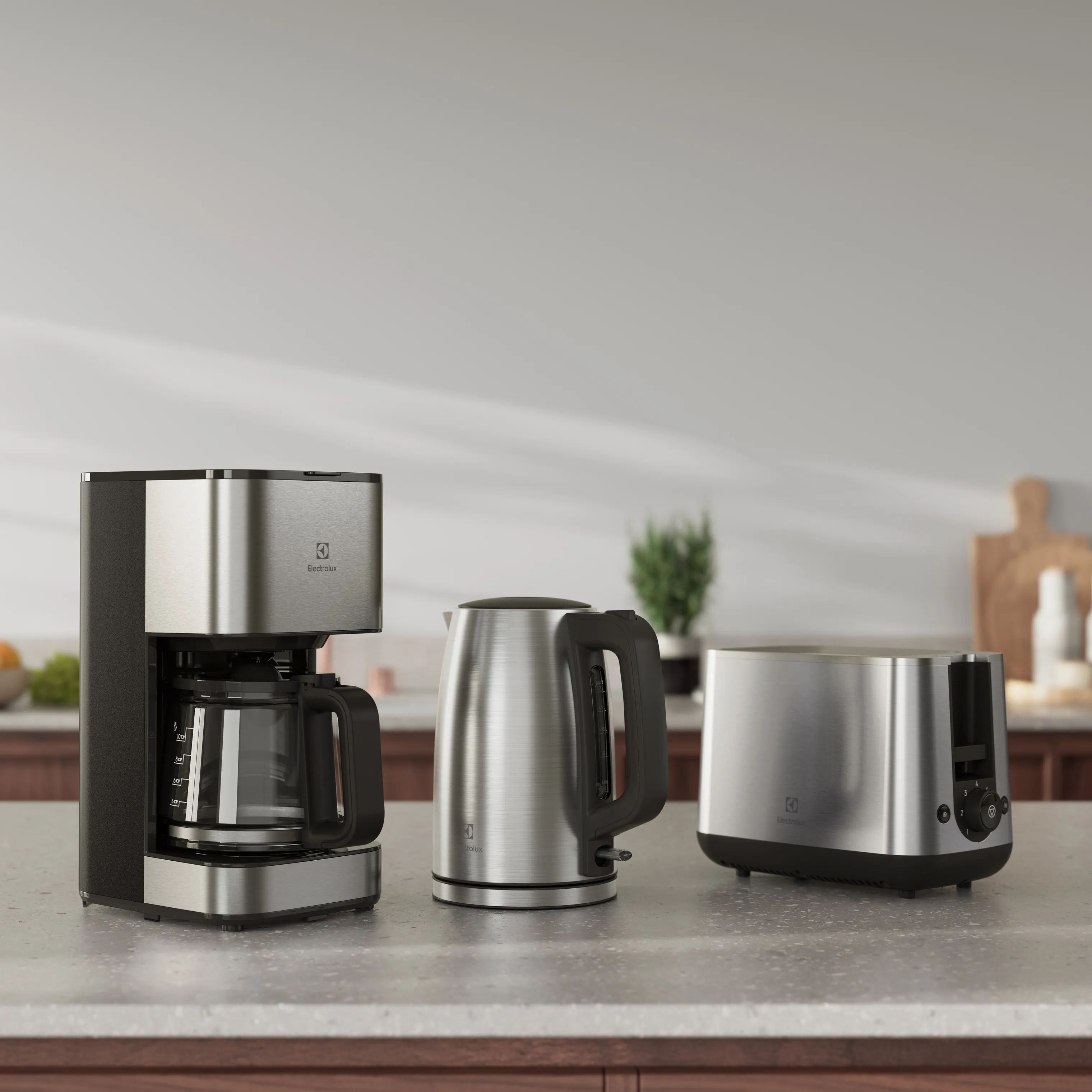 Electrolux Kaffemaskiner Create 3 Kaffemaskine i Stål, 2