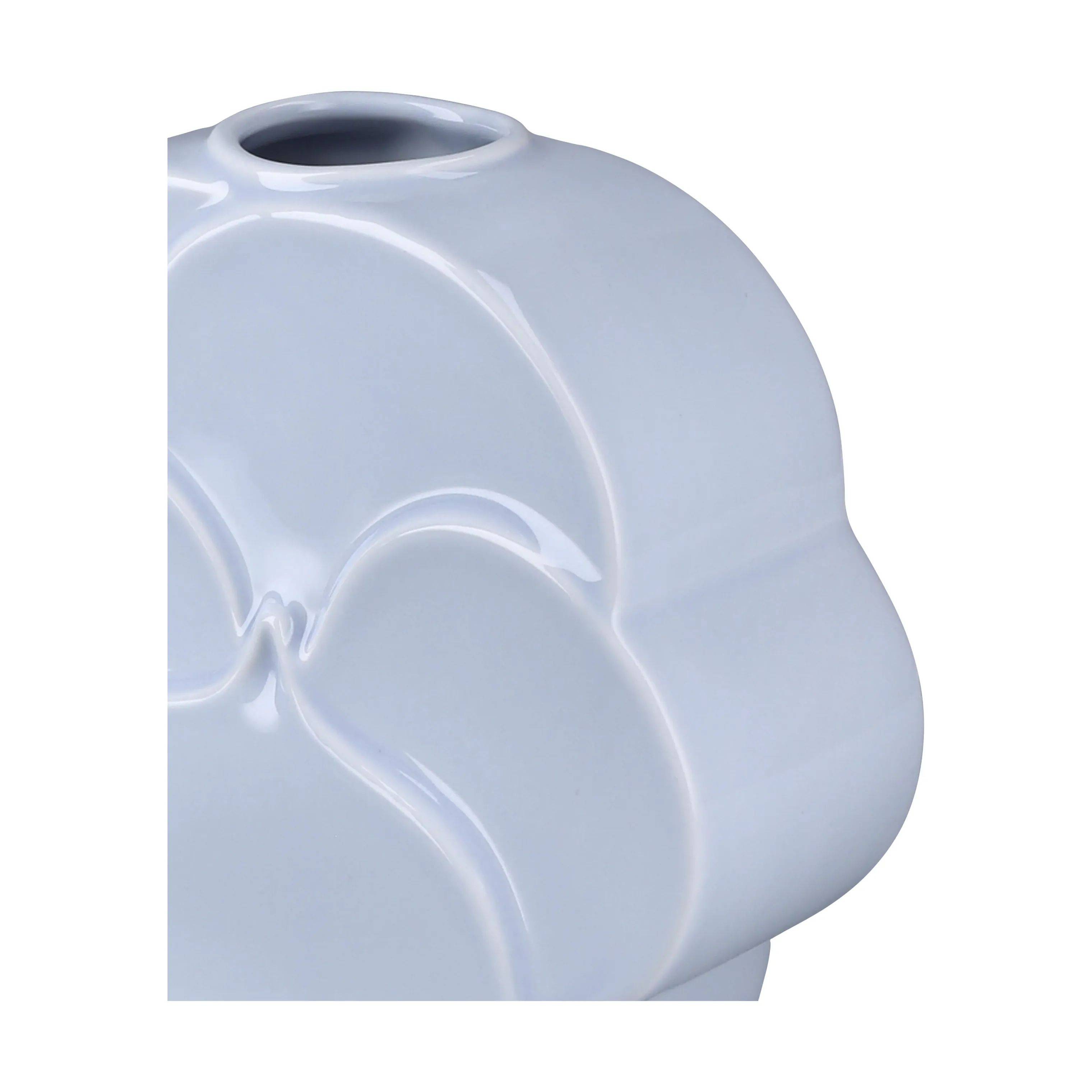 Lyngby Porcelæn Vaser Flower Vase - Stedmoderblomst i Blå, 8