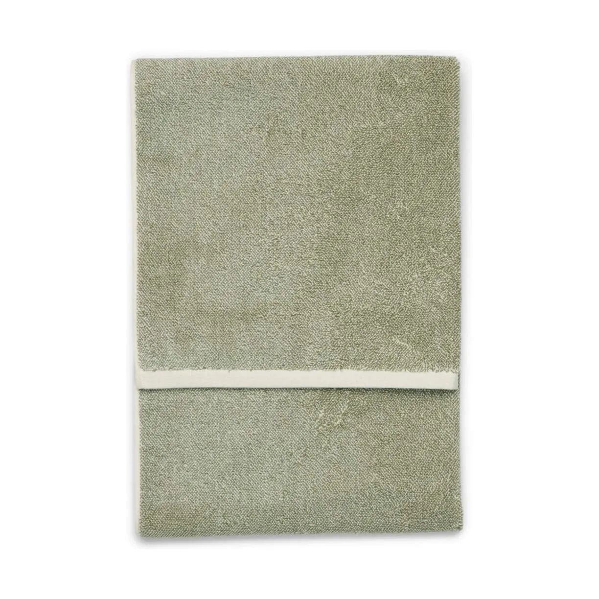 Marc O'Polo Håndklæder Timeless Melange Badelagen i Moss green, 1