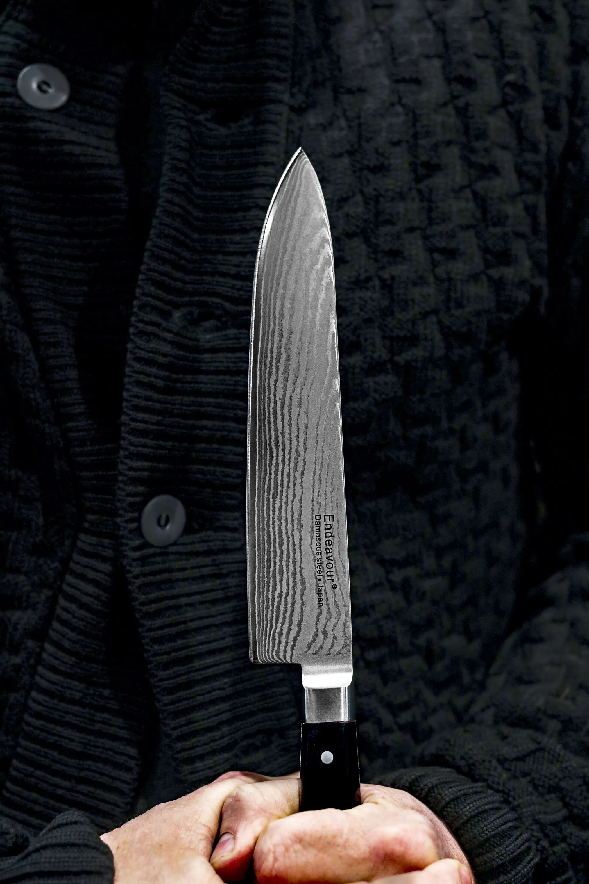 Endeavour Kokkeknive Green Chopper i Sort/stål, 2