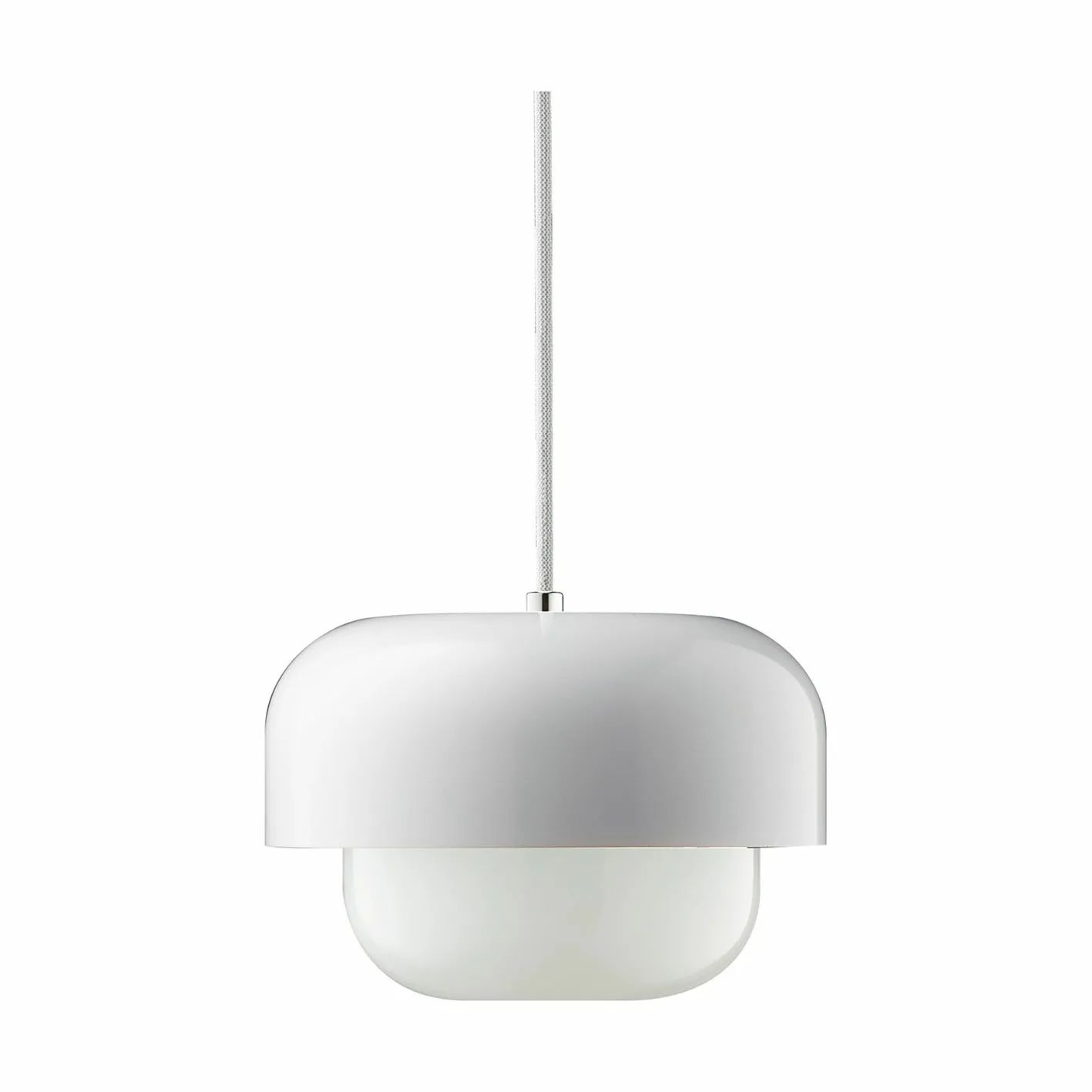Dyberg Larsen Pendler HAIPOT Pendel i Ying hvid, 23 cm, 1
