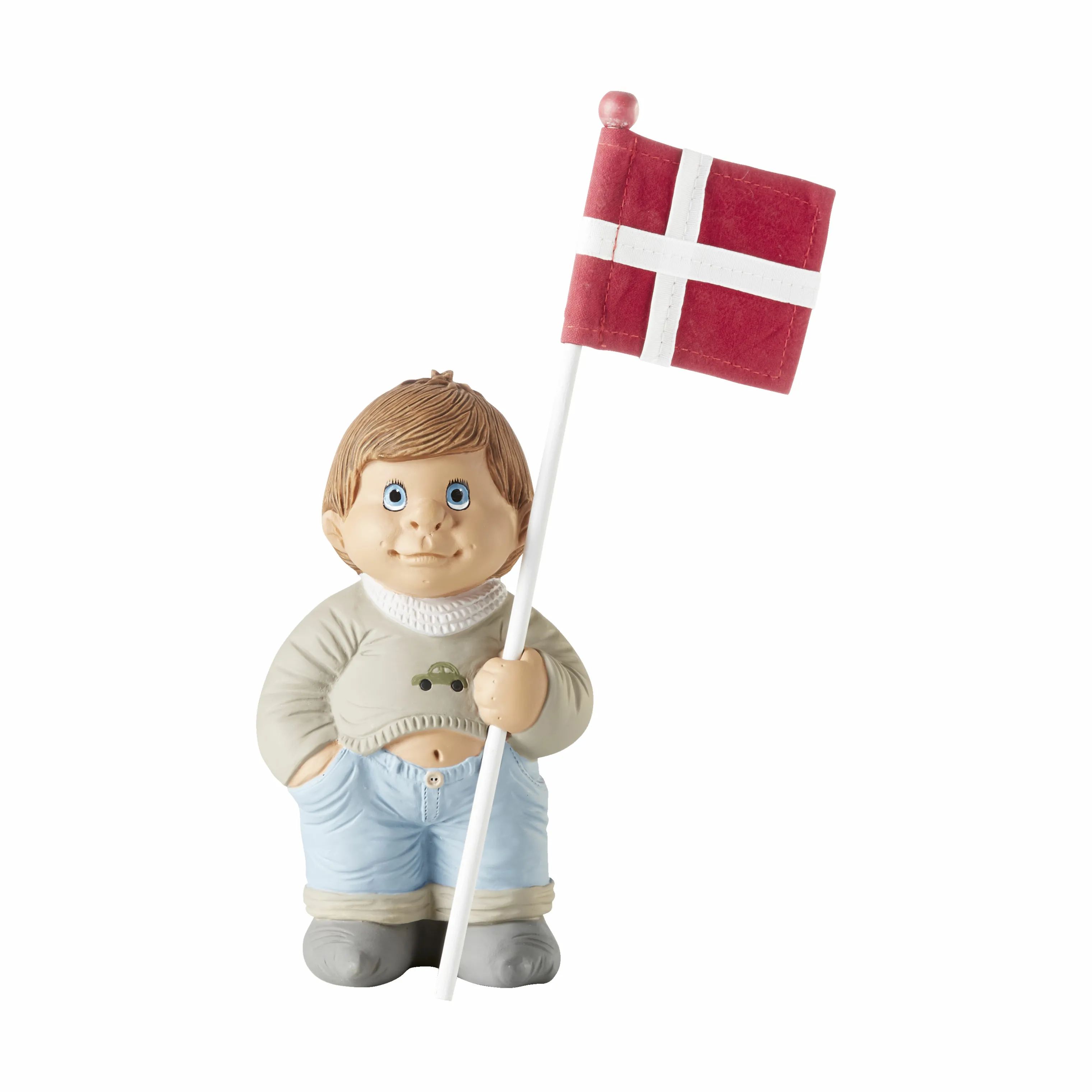 Klarborg Øvrige figurer Fødselsdagsdreng - Stor i Grå/Lyseblå, 1
