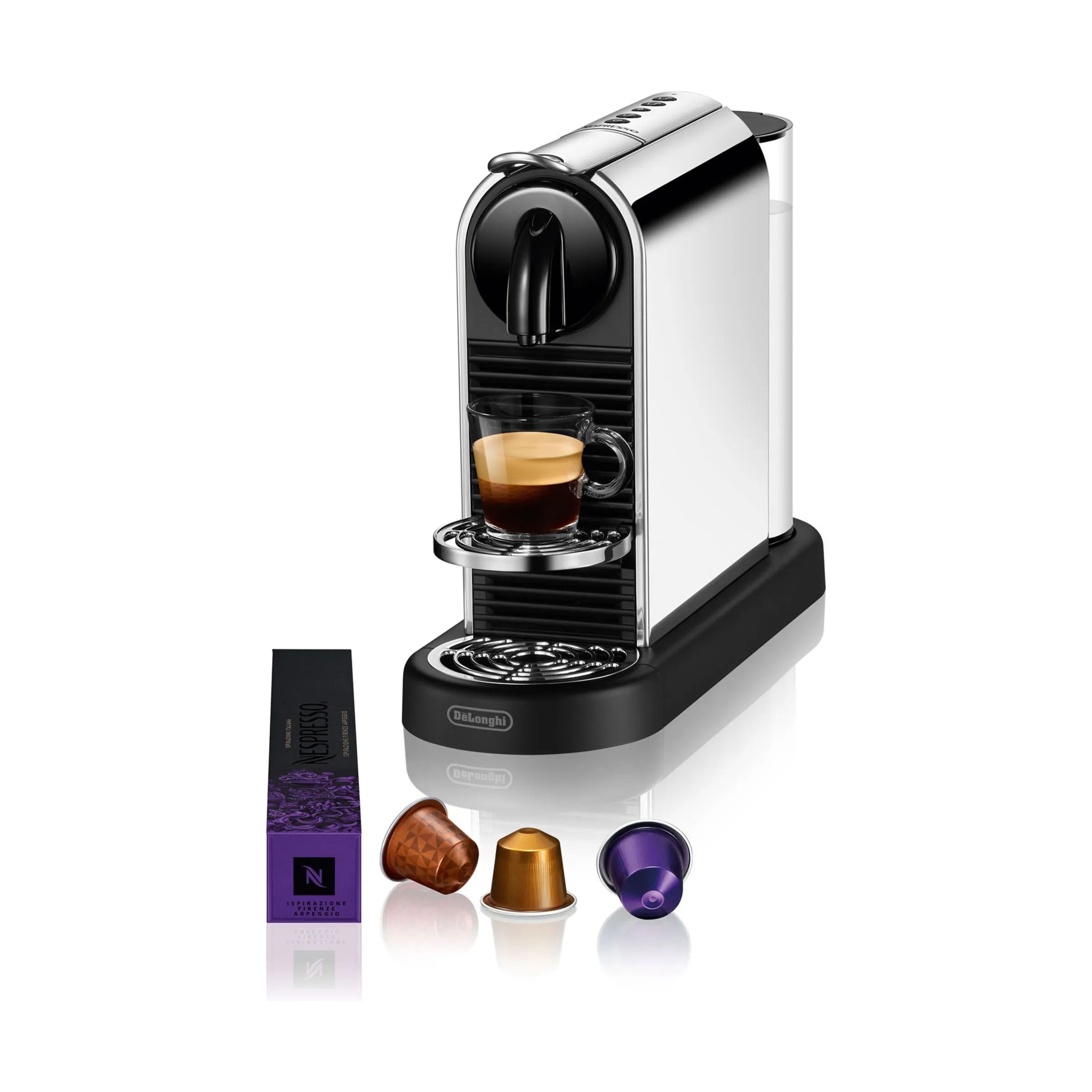 Nespresso kapselmaskiner Vertuo Next CitiZ Platinum Kapsel Kaffemaskine i Stål, 2