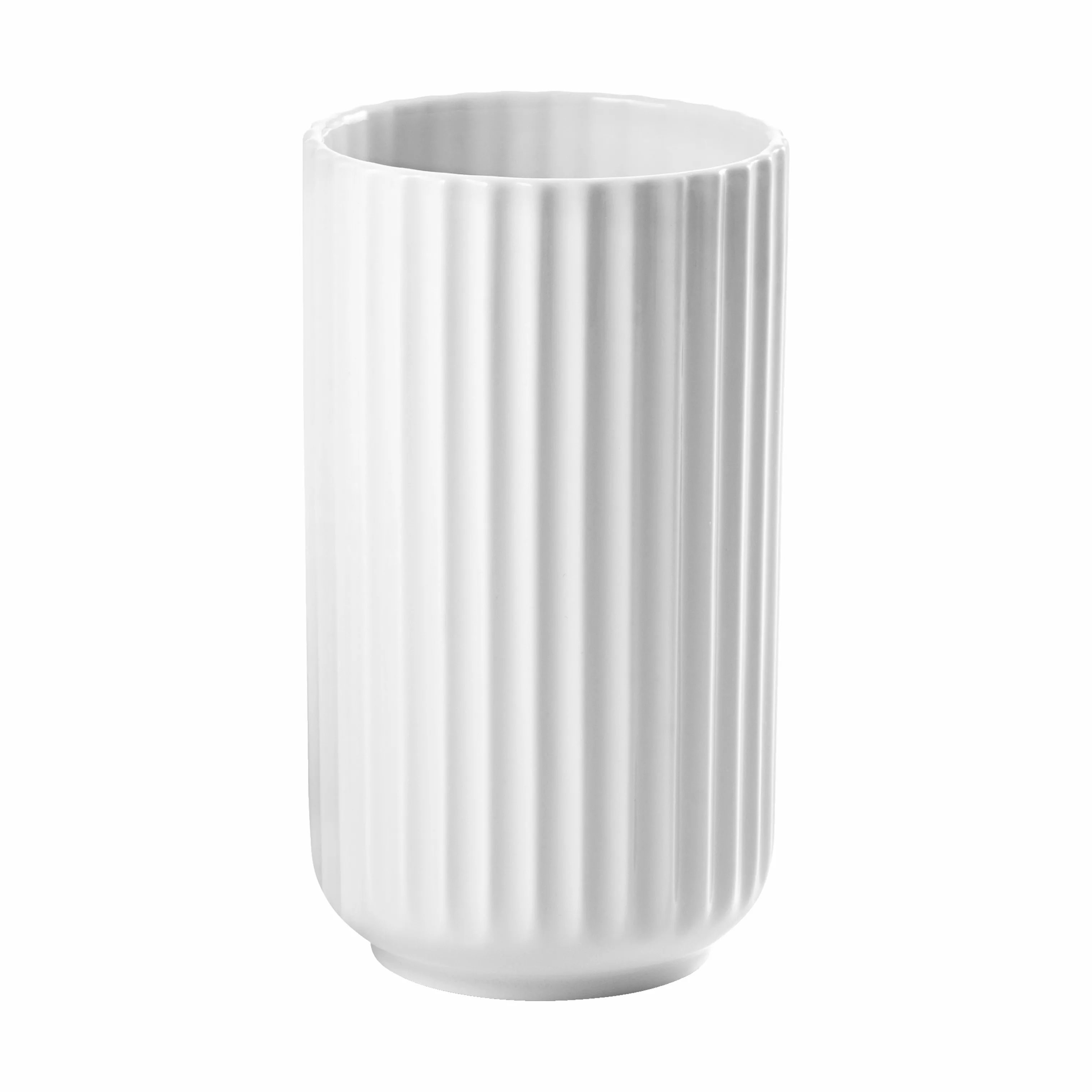 Lyngby Porcelæn Vaser Klassisk Lyngby Vase i Hvid, 15,5 cm, 1