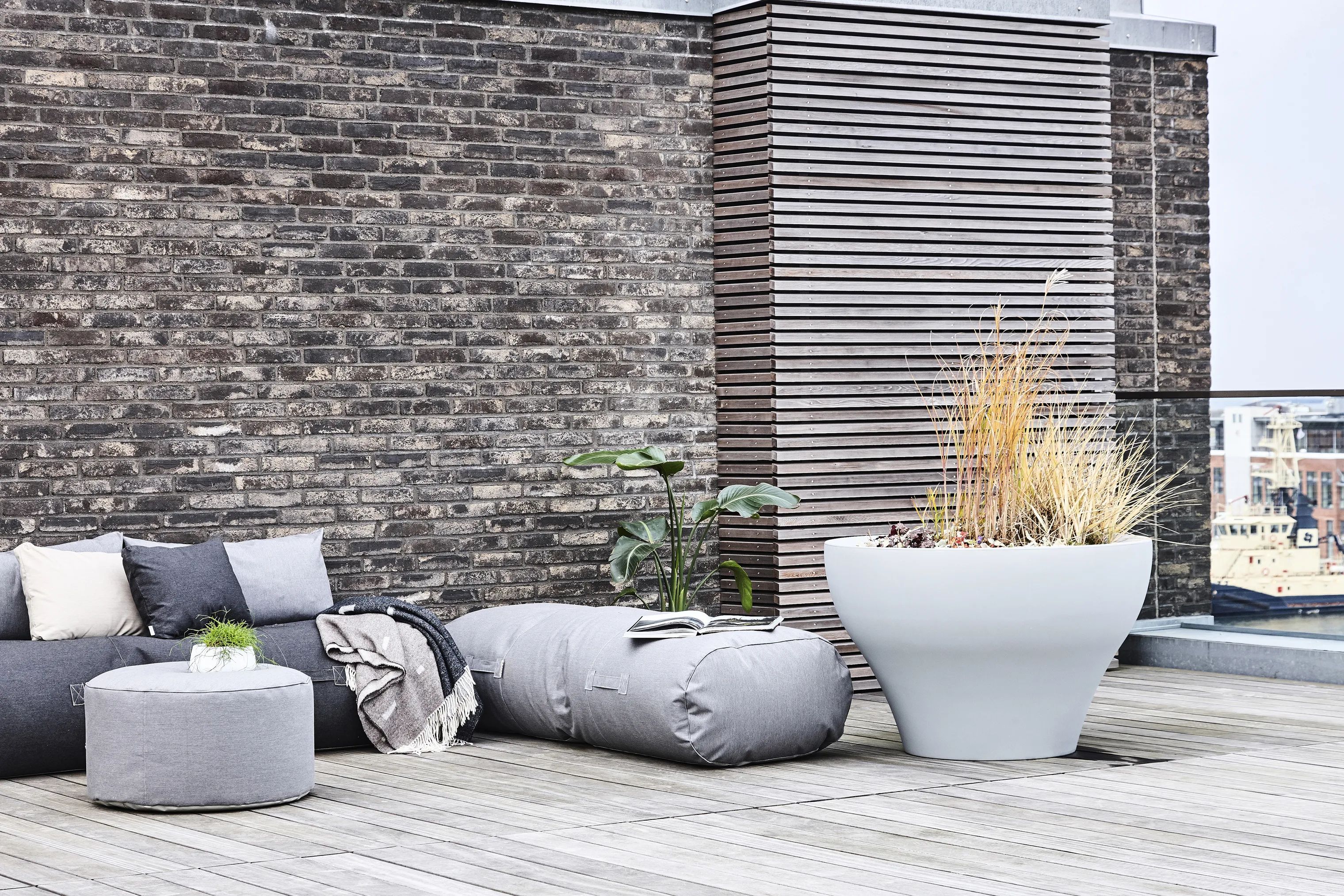 TRIMM Copenhagen Loungestole Tiny Moon Puf i Grey, 3