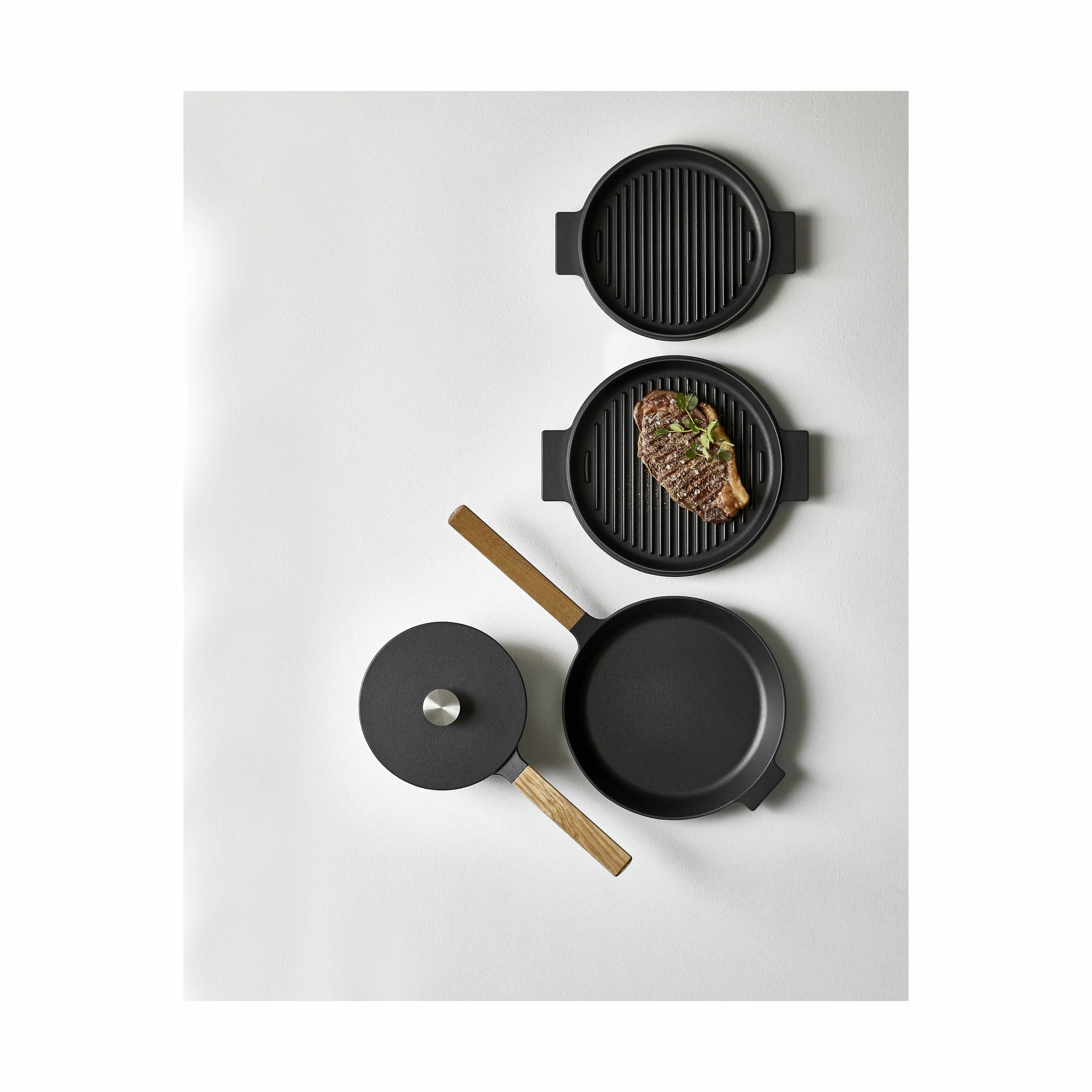 Morsø Grillpander Nac Grillpande i Sort/natur, 3