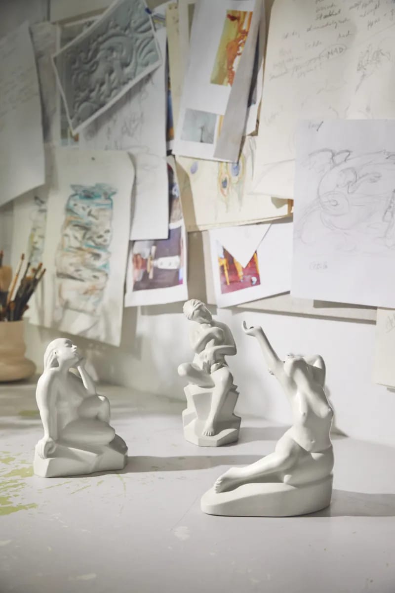 Kähler Øvrige figurer Moments of Being Heavenly Grounded Figur i Hvid, 3