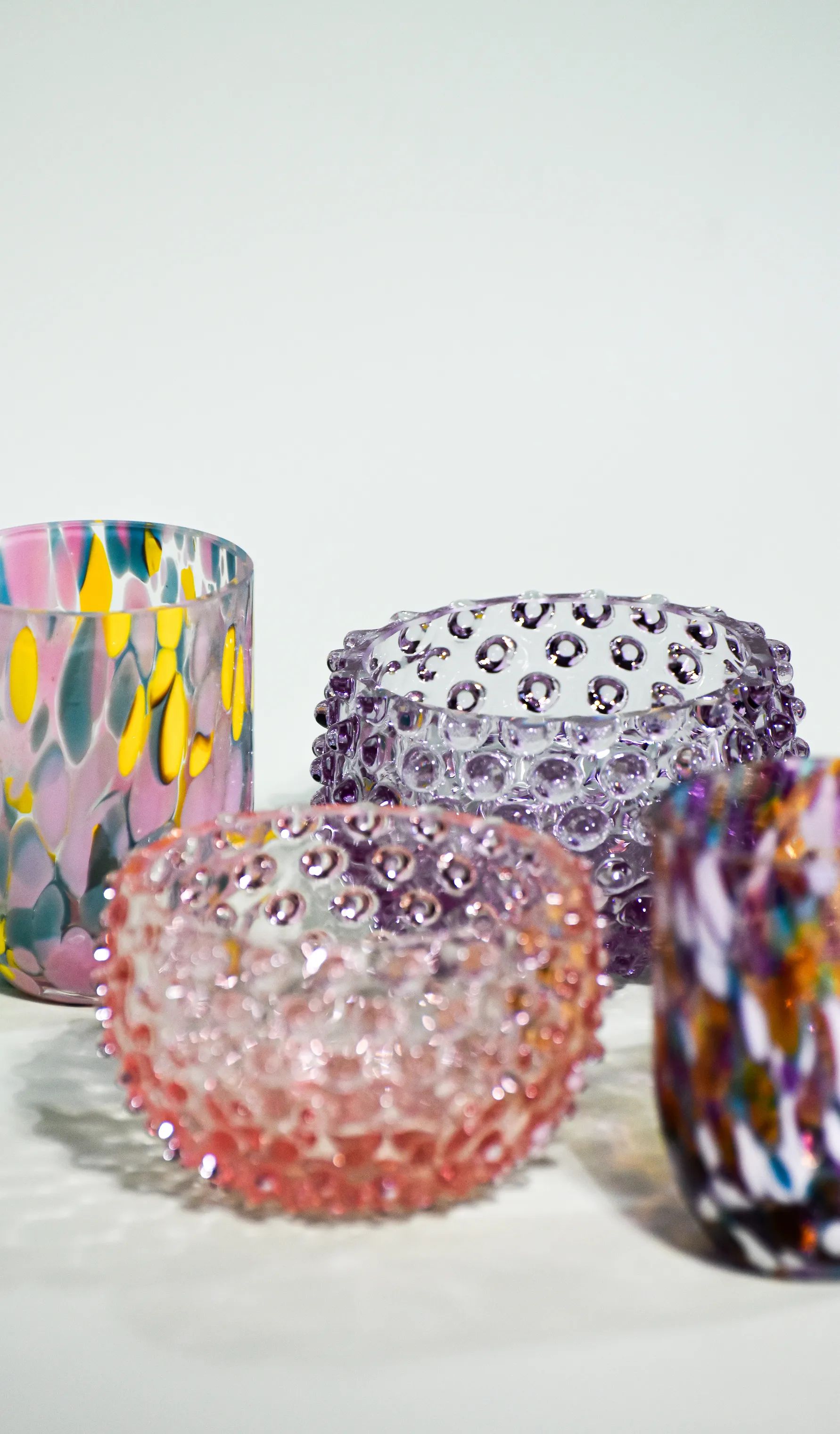 Anna von Lipa Skåle Hobnail Tapasskål i Rosa, 4