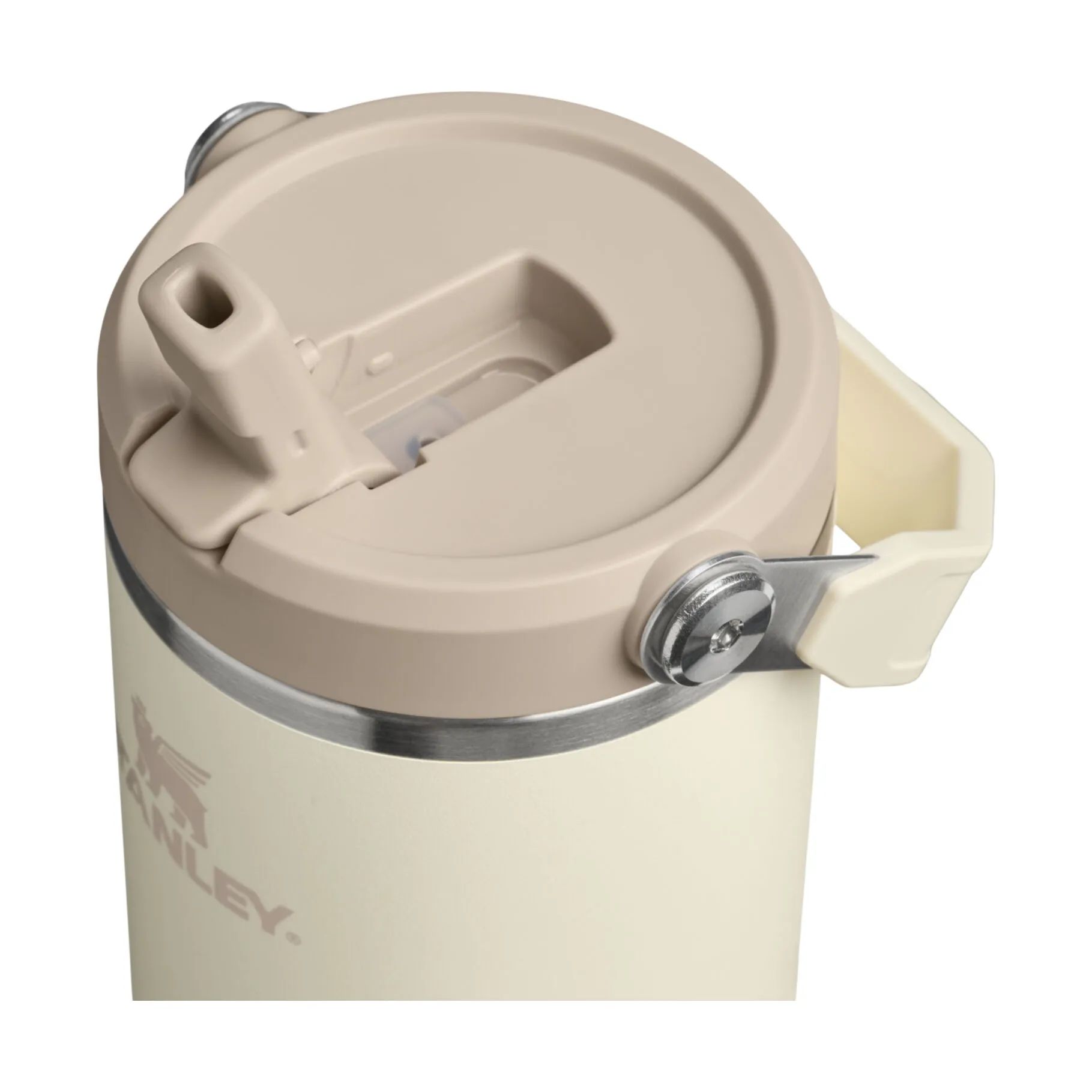 Stanley To go kopper Iceflow Flip Straw Tumbler i Creme, 0.89 L, 3