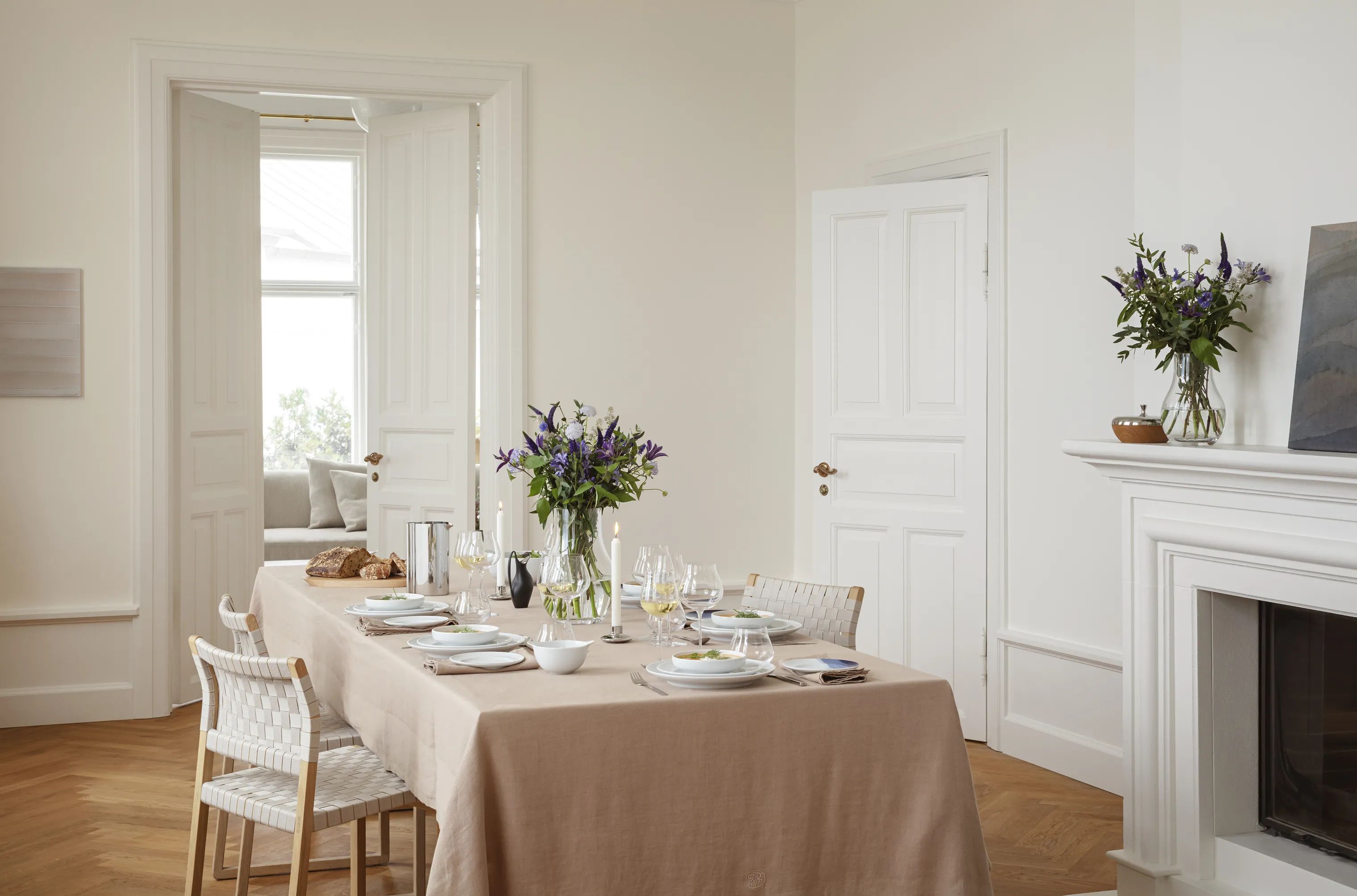 Georg Jensen Middagstallerkener Henning Koppel Koppel Tallerkensæt - 3 stk. i Hvid, 3