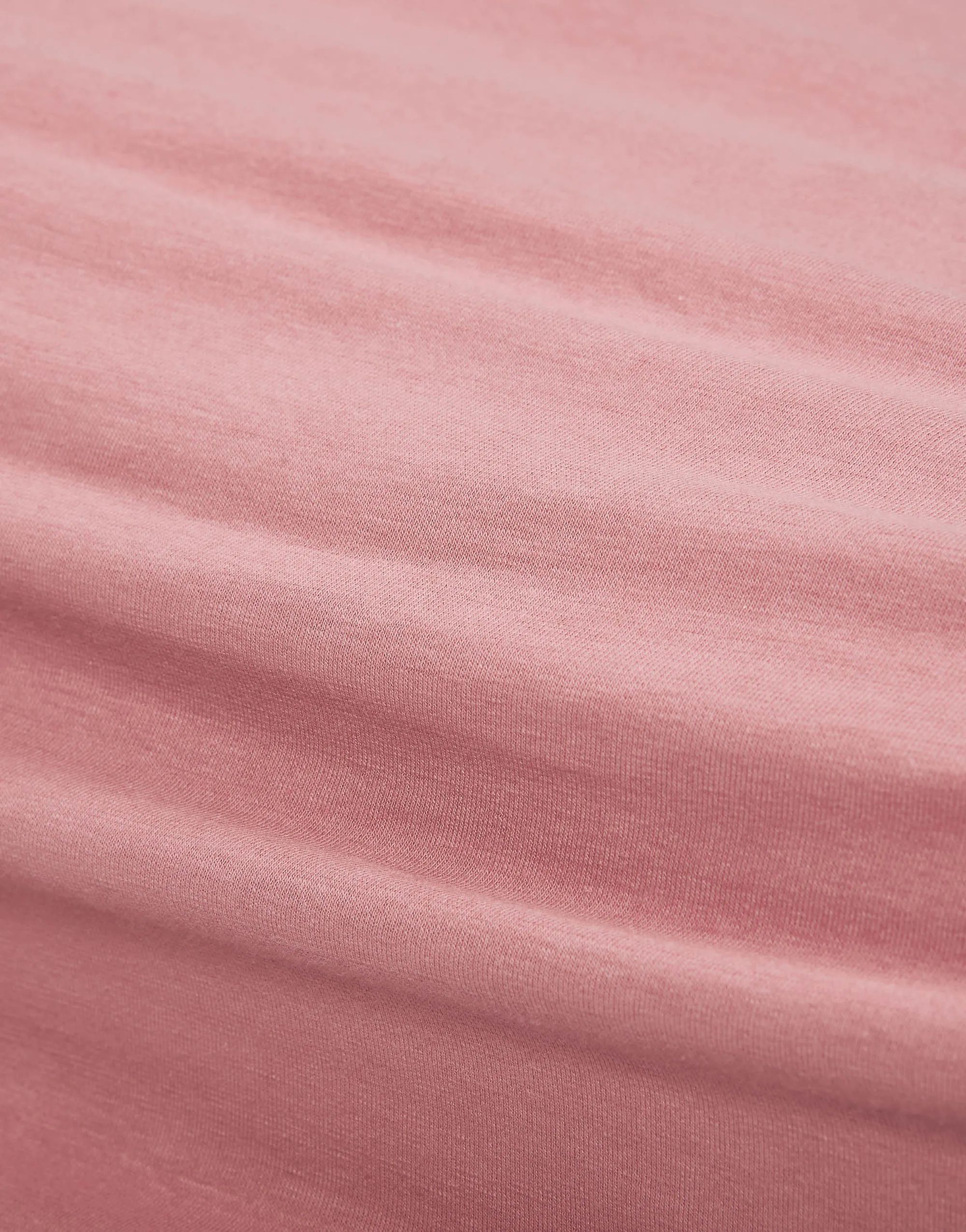 Essenza Lagner The Perfect Organic Jersey Organic Jersey Boxlagen i Støvet rosa, B100 x L220 cm, 2