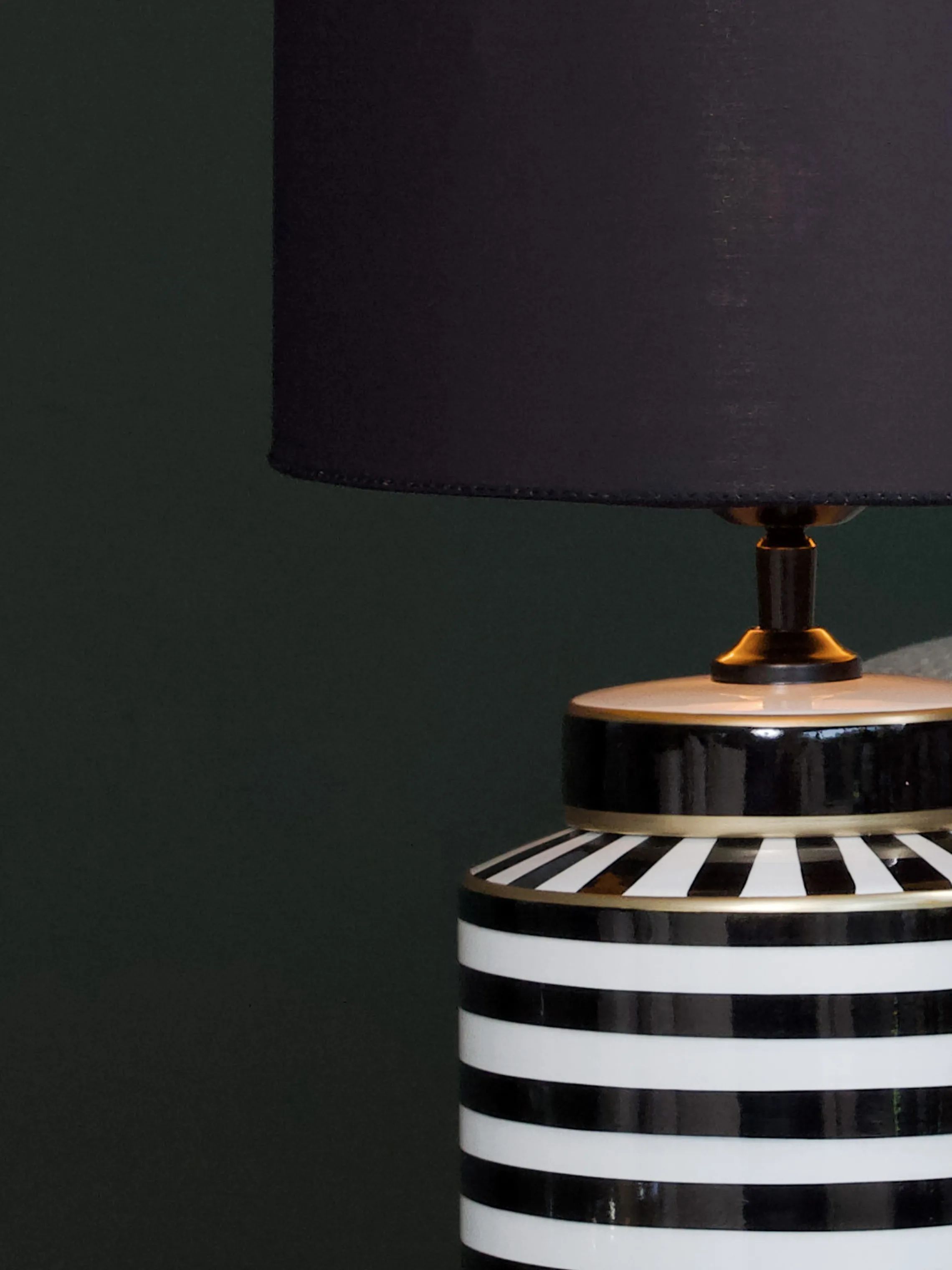 PR Home Bordlamper Gatsby Bordlampe i Svart/Vit, 3