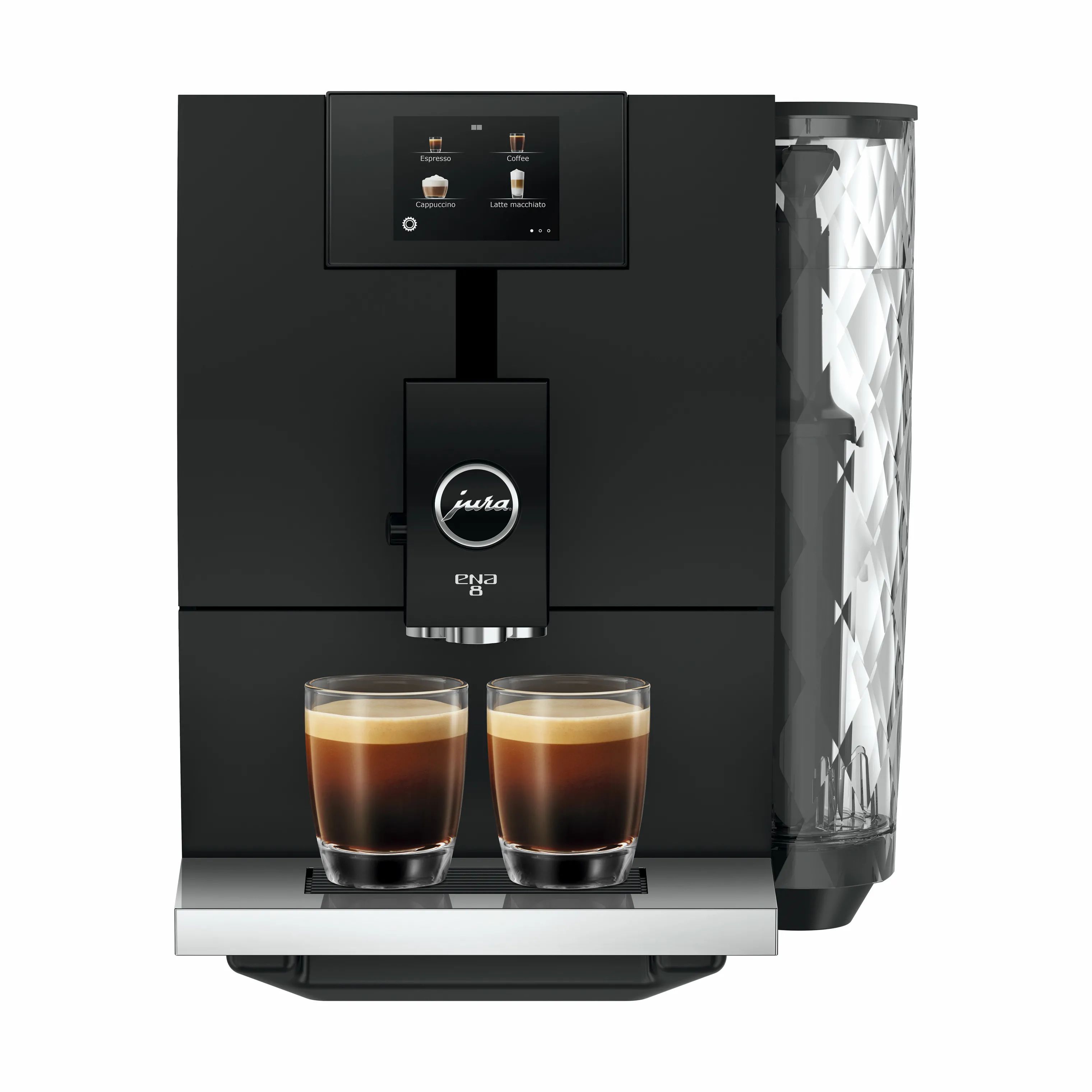 JURA Espressomaskiner ENA 8 (EC) Kaffemaskine i Metropolitan Black, 1