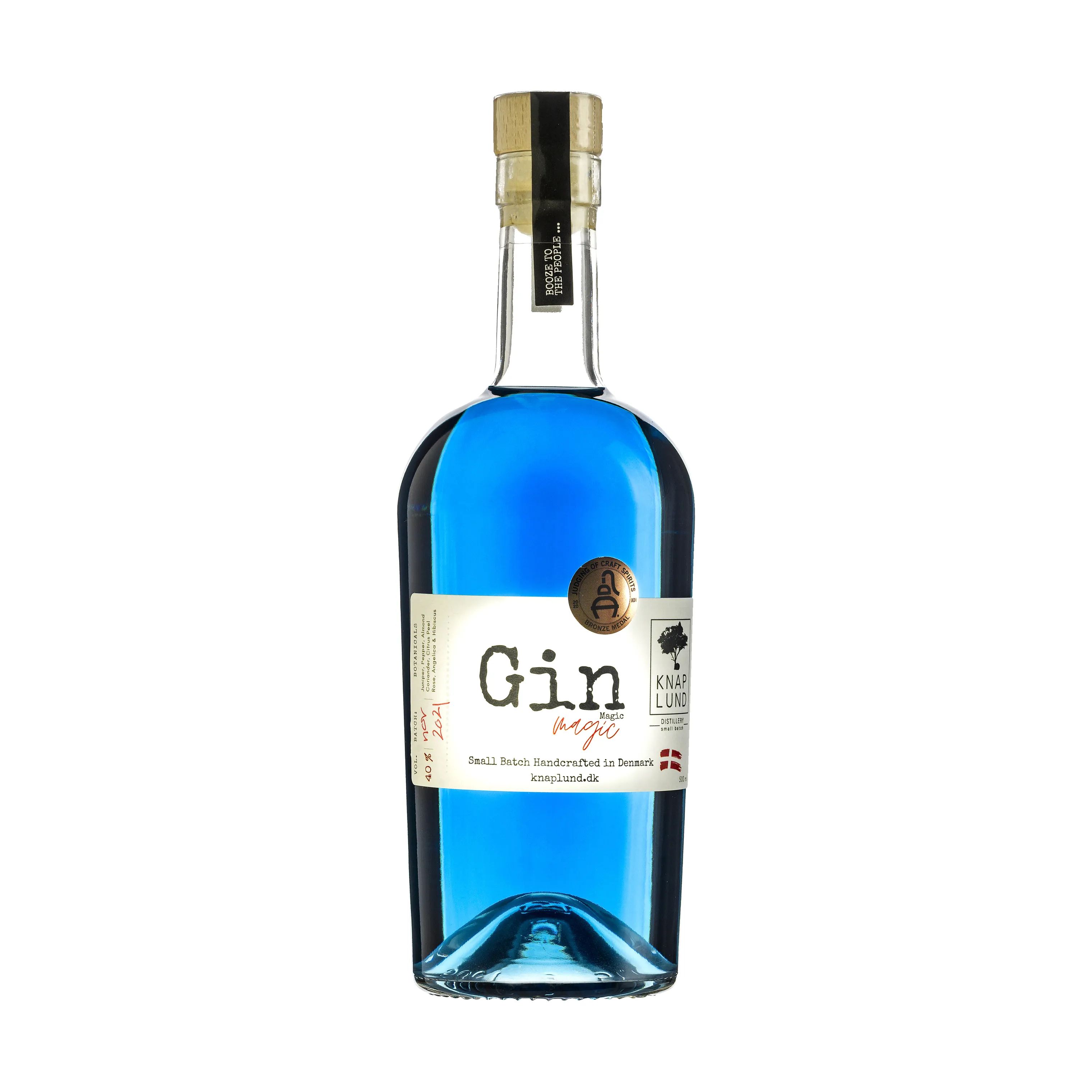 Knaplund Spiritus Gin - Magic i Blå, 250 ml, 1
