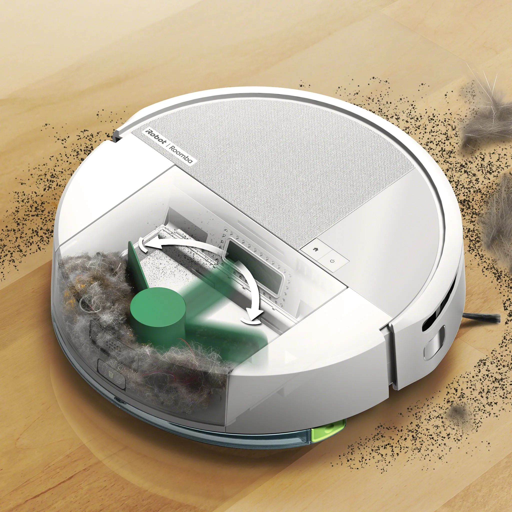 iRobot Robotstøvsugere Roomba Combo 205 AutoCompact Robotstøvsuger i Hvid, 3