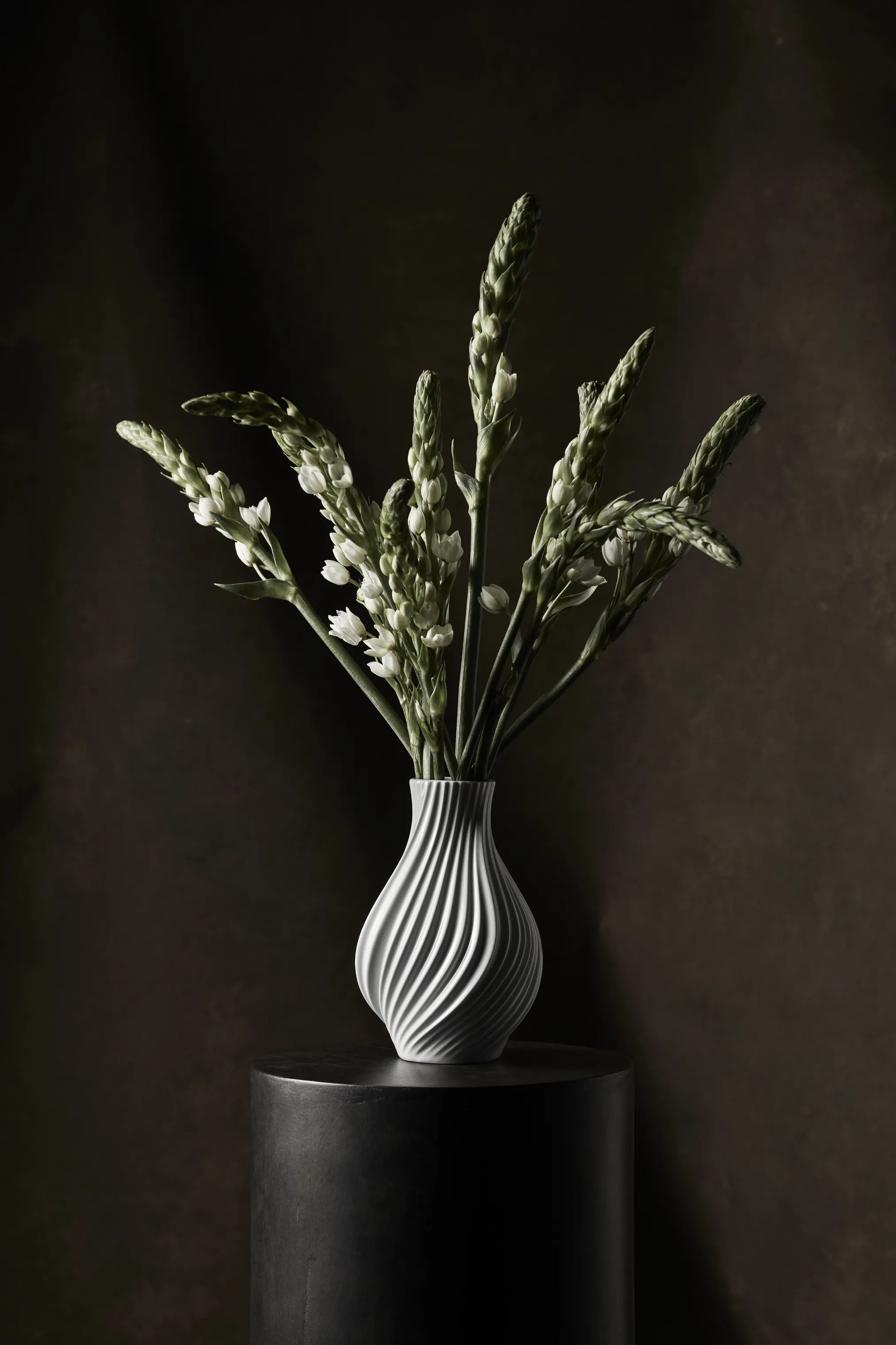 Lyngby Porcelæn Vaser Twist Vase i 18 cm, 6