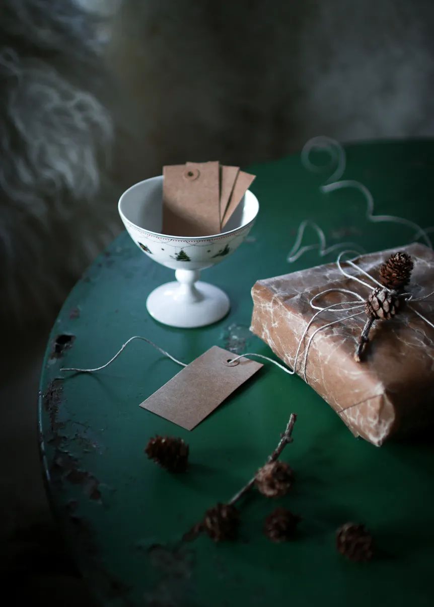 Wik & Walsøe Skåle Julemorgen Story Dessertskål på fod i Multifarvet, 3
