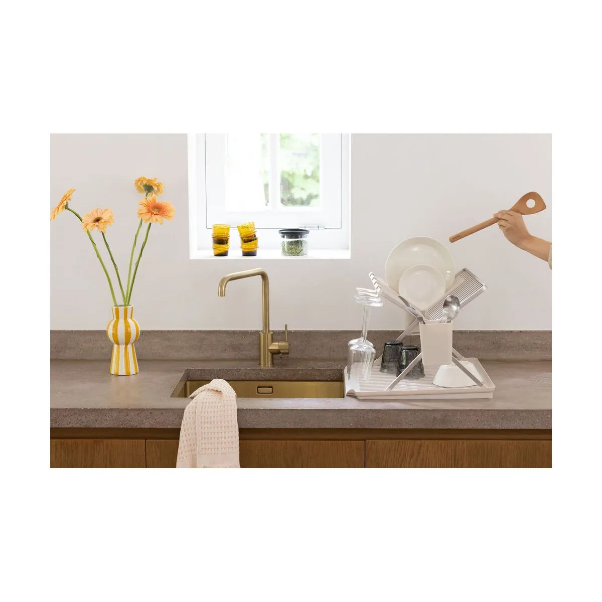 Brabantia Opvaskestativer Sinkside Opvaskestativ i Soft Beige, B51 x L42 cm, 3