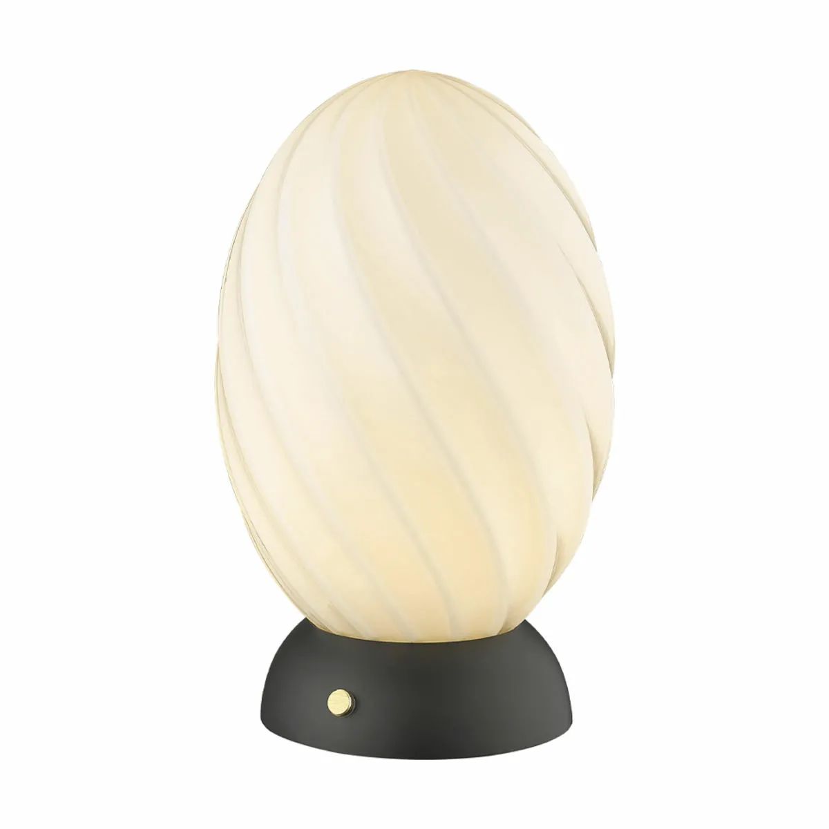 Halo Design Bordlamper Twist Oval Bordlampe i sort/opal, 1