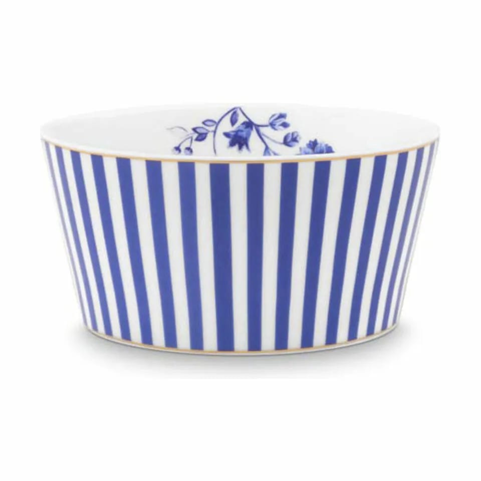 PIP Studio Skåle Royal Stripes Skål i Blue / White, 12 cm, 1