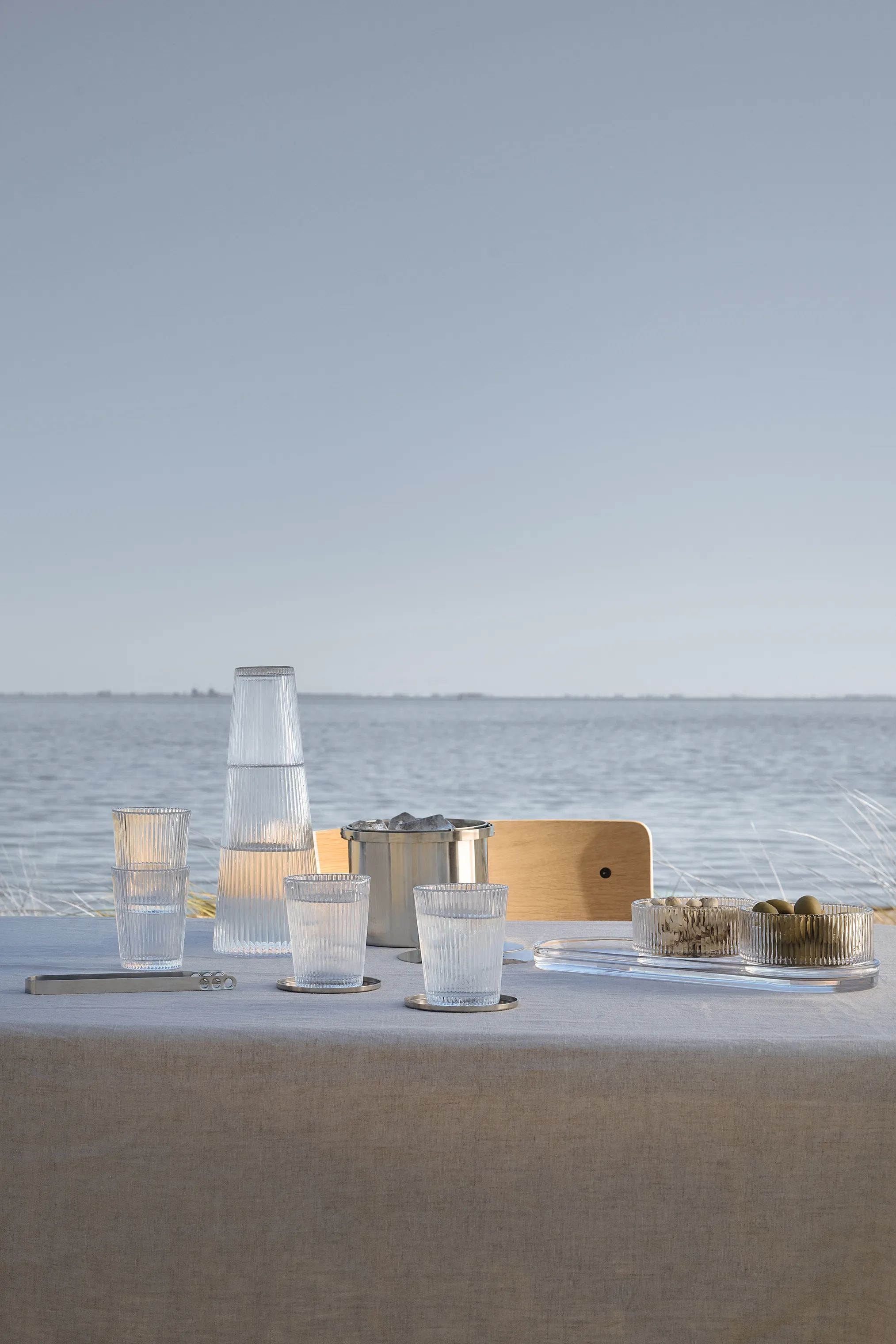 Stelton Vandglas Pilastro Vandglas - 6 stk i Klar, 2