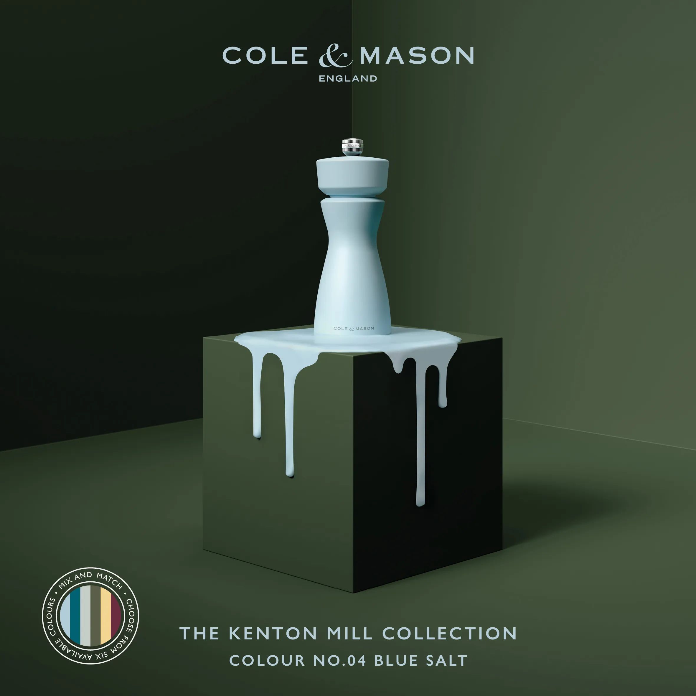 Cole&Mason Øvrige kværne Kenton Kværn i Blue Salt, 3
