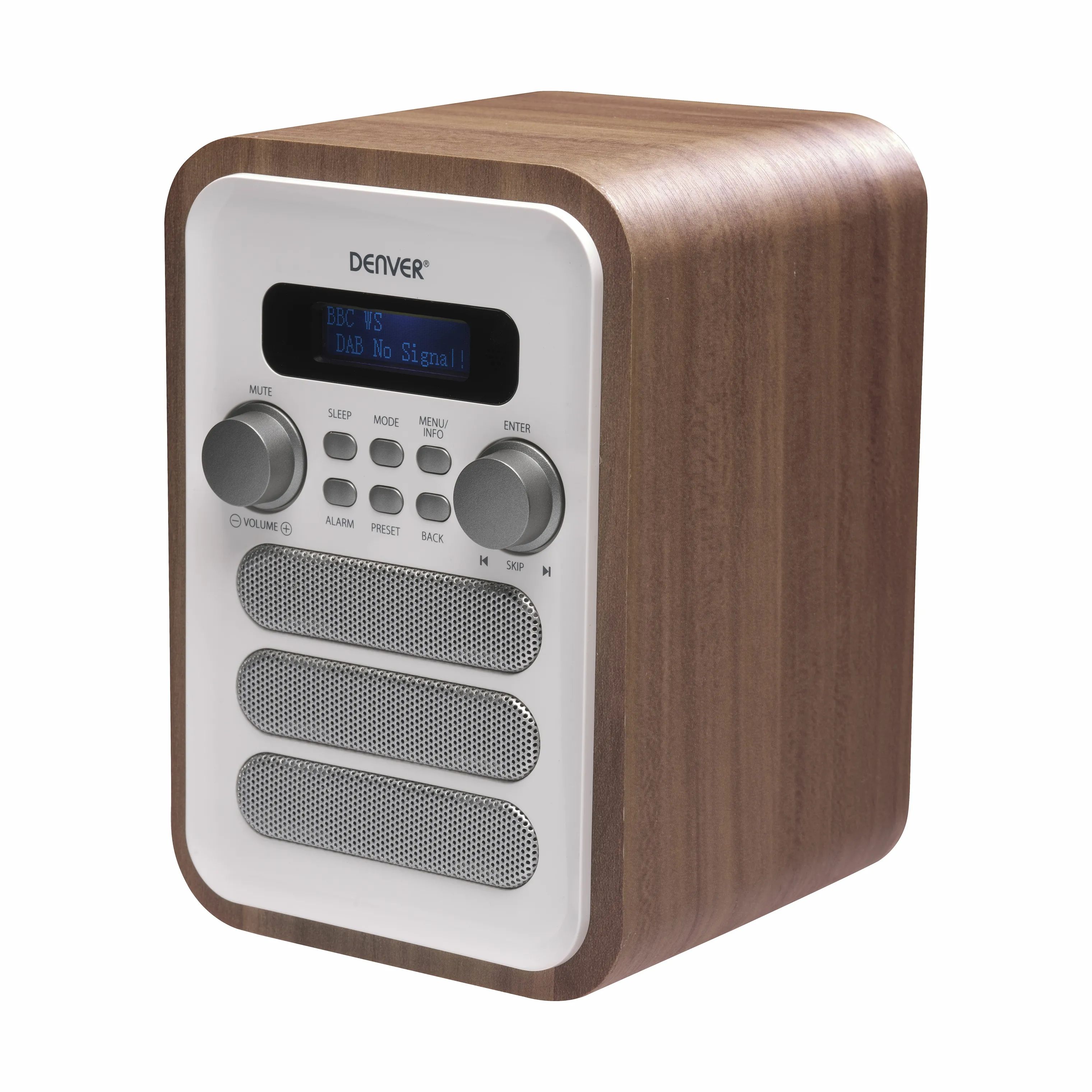Denver Højtalere DAB+ Radio i Hvid, 1
