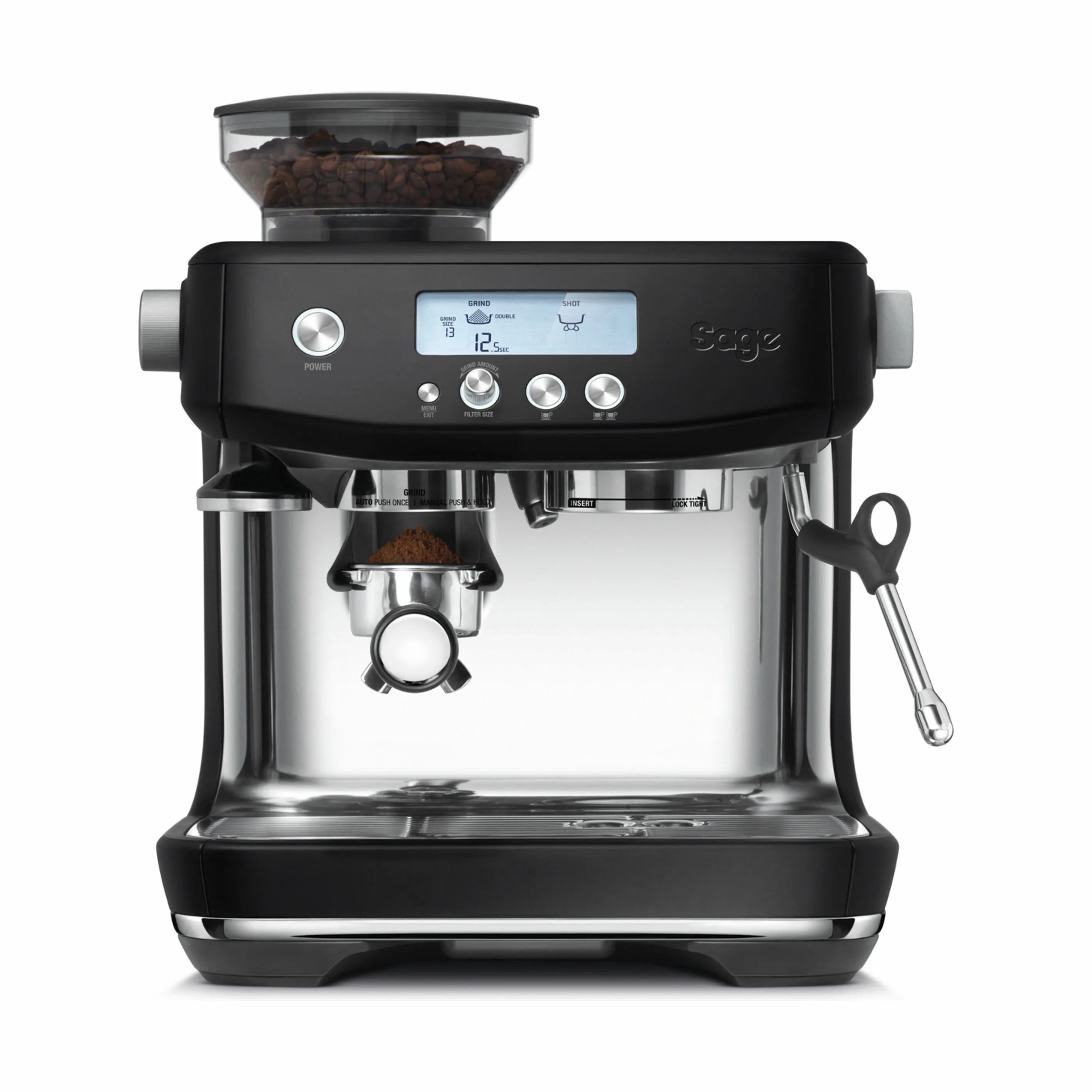 Sage Espressomaskiner Barista Pro Espressomaskine i Black Truffle, 1