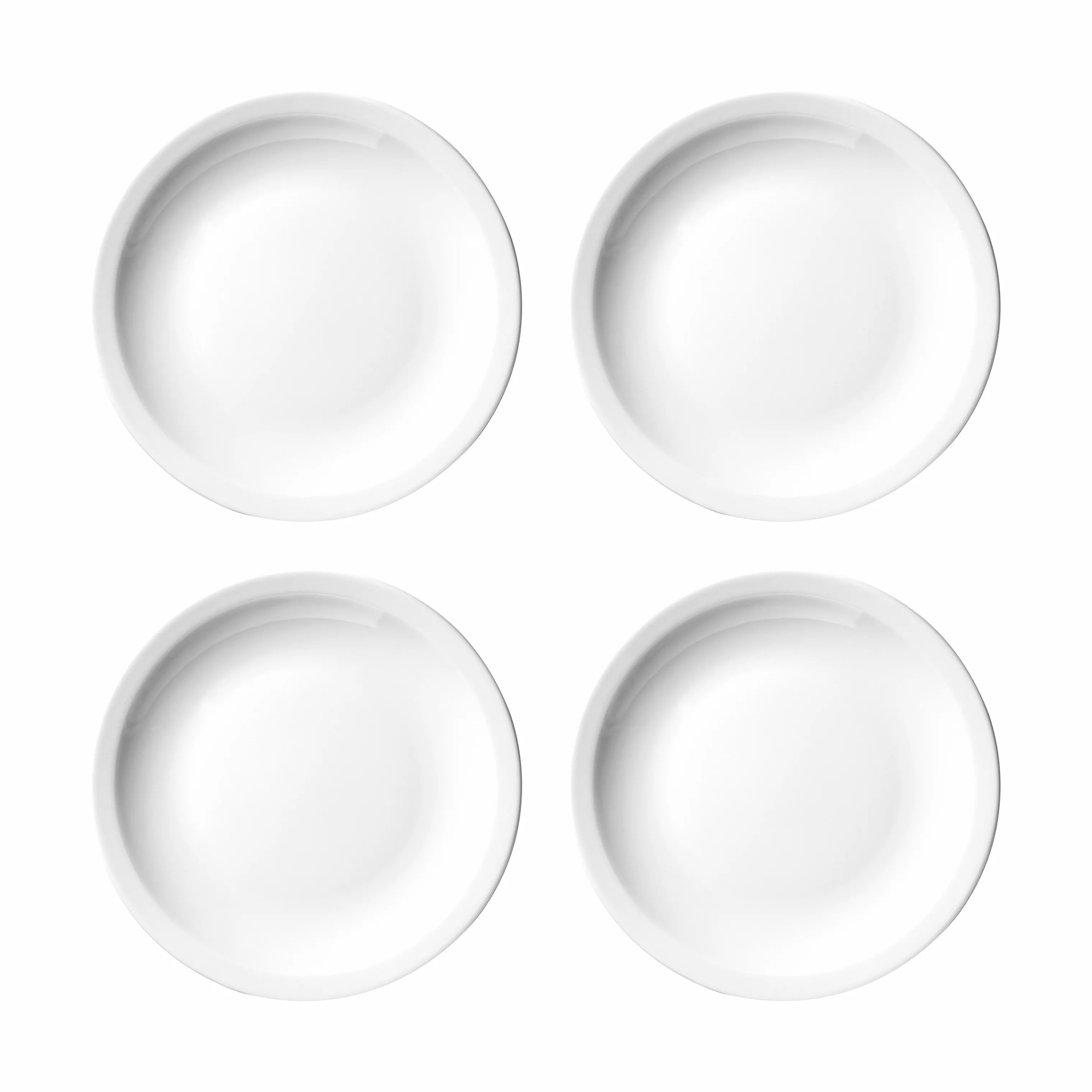 CASA Living Frokosttallerkener Scandia Frokosttallerken i Hvid, 23 cm, 2