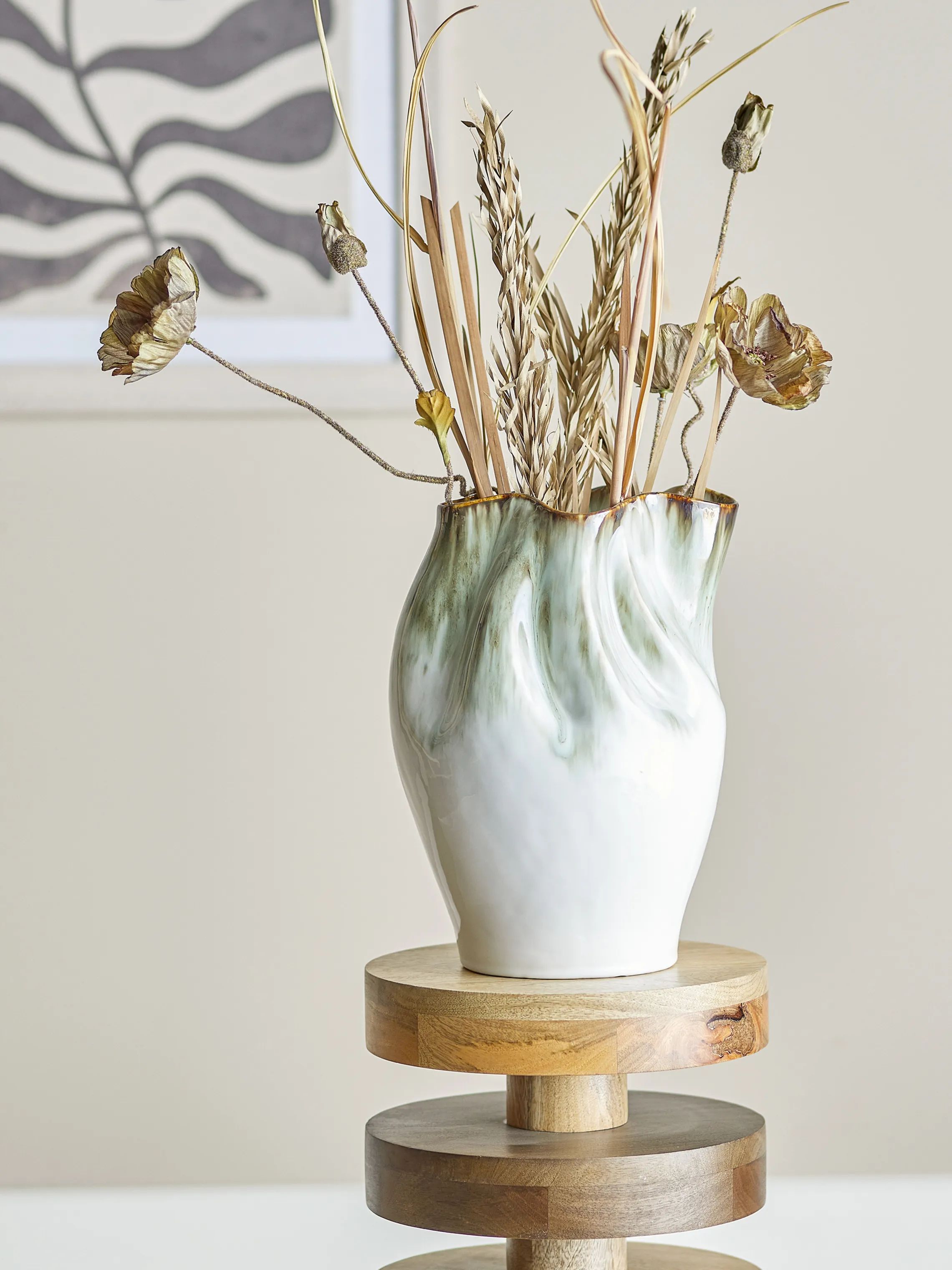 Bloomingville Vaser Nisha Vase i Grøn, 3