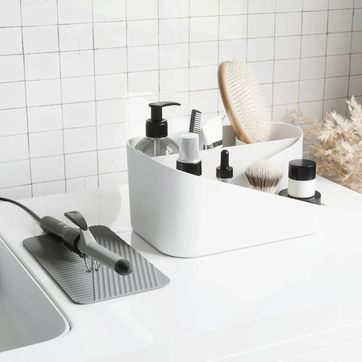 Umbra Tilbehør til bad Glam Organiser i hvid/grå, 2