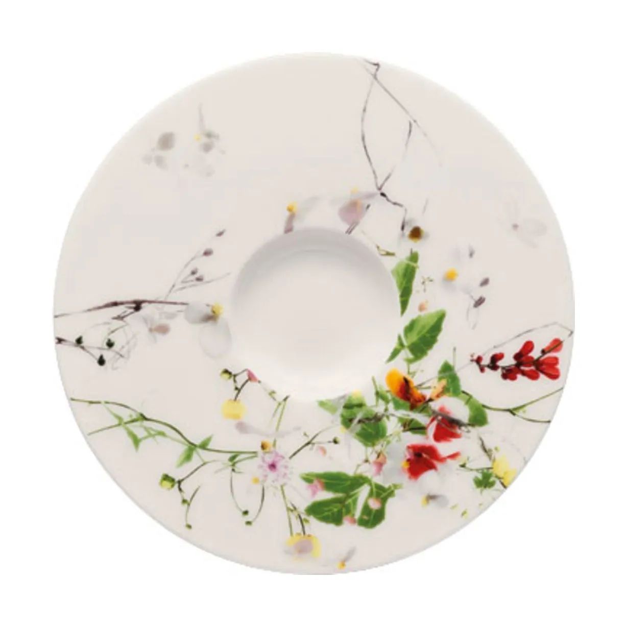 Rosenthal Underkopper Brillance Fleurs Sauvages Underkop i Hvid / Multifarvet, 1