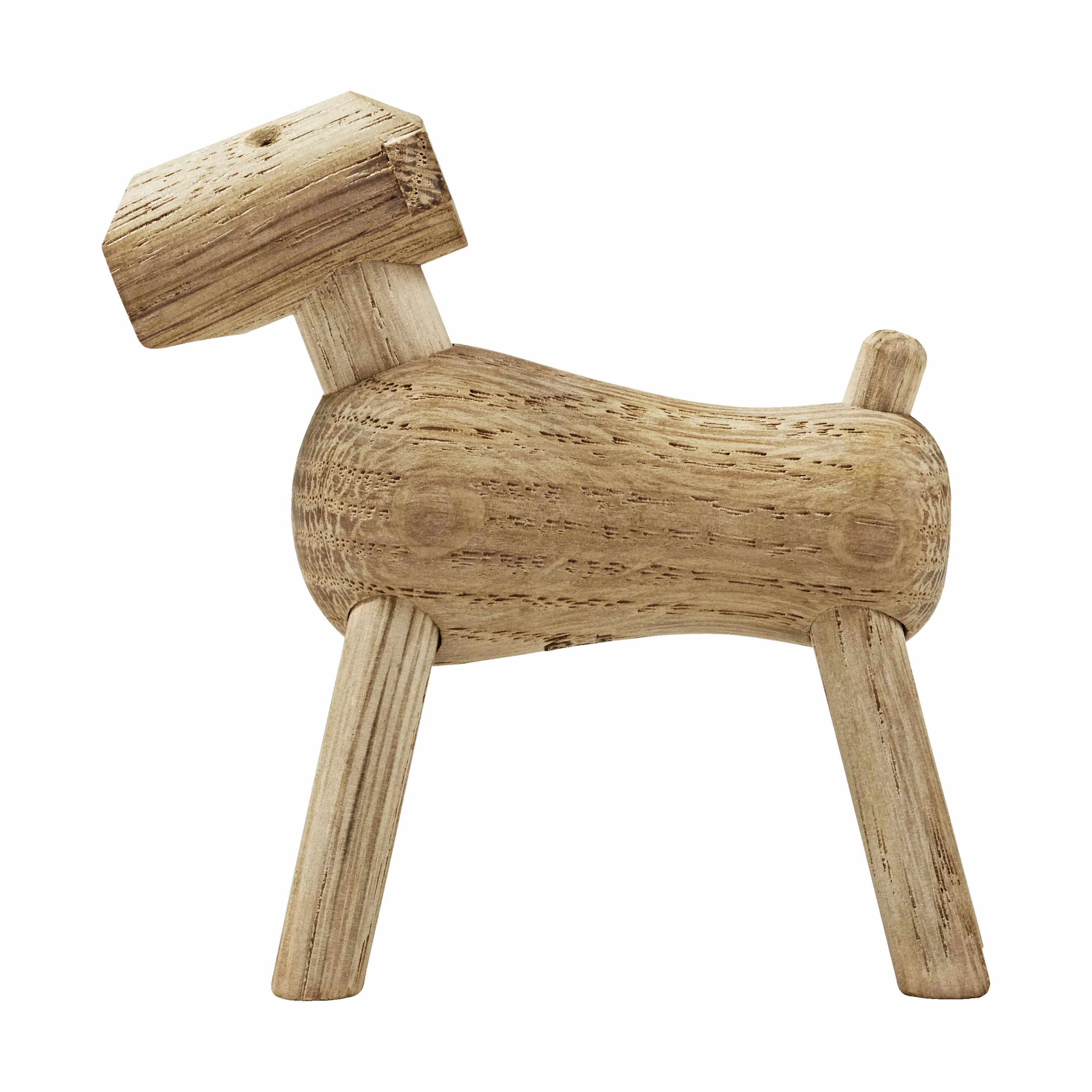 Kay Bojesen Dyrefigurer Hund Tim i Eg, 1